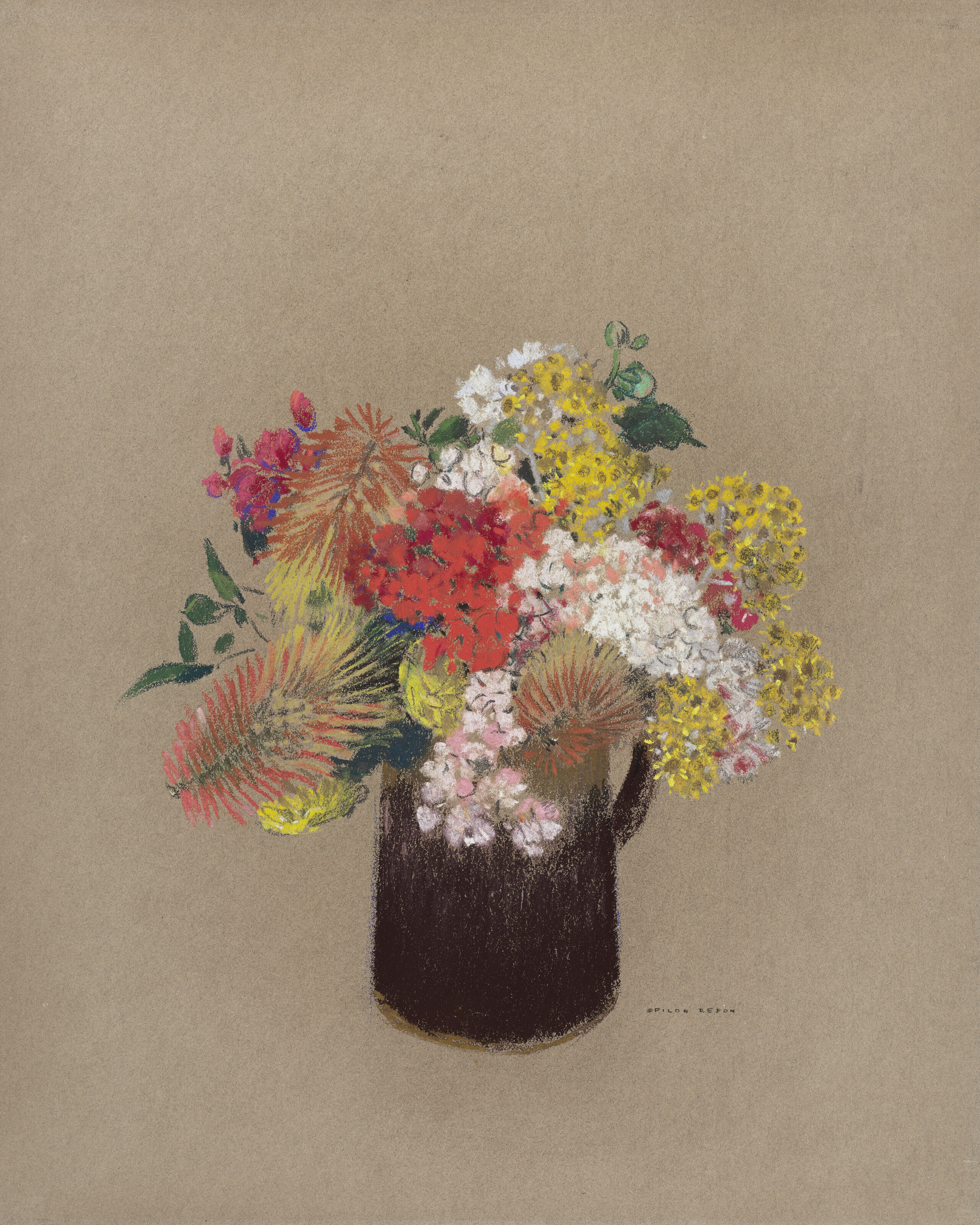 Le vase aux tritomas
