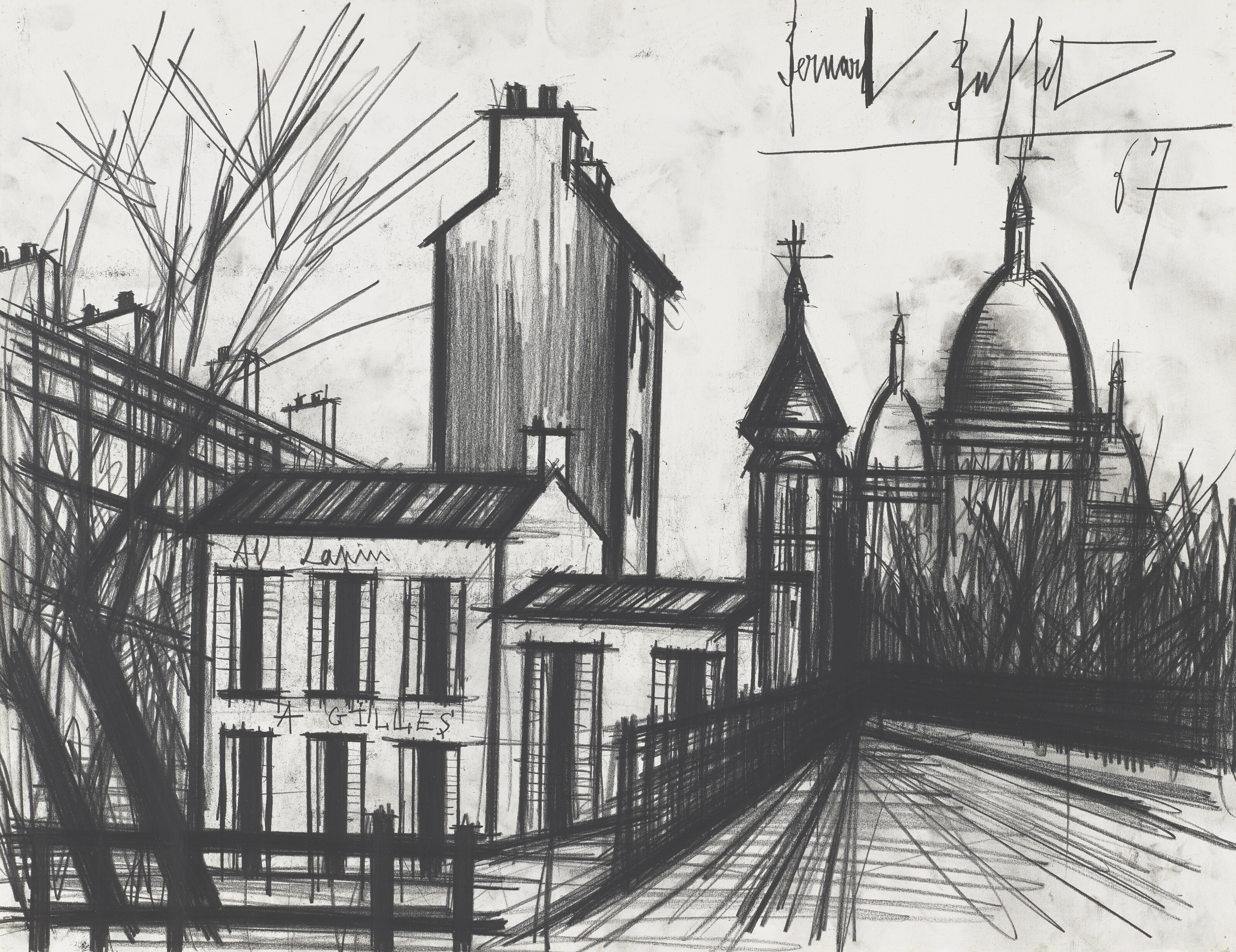 BERNARD BUFFET (1928-1999), Le Lapin à Gilles | Christie's