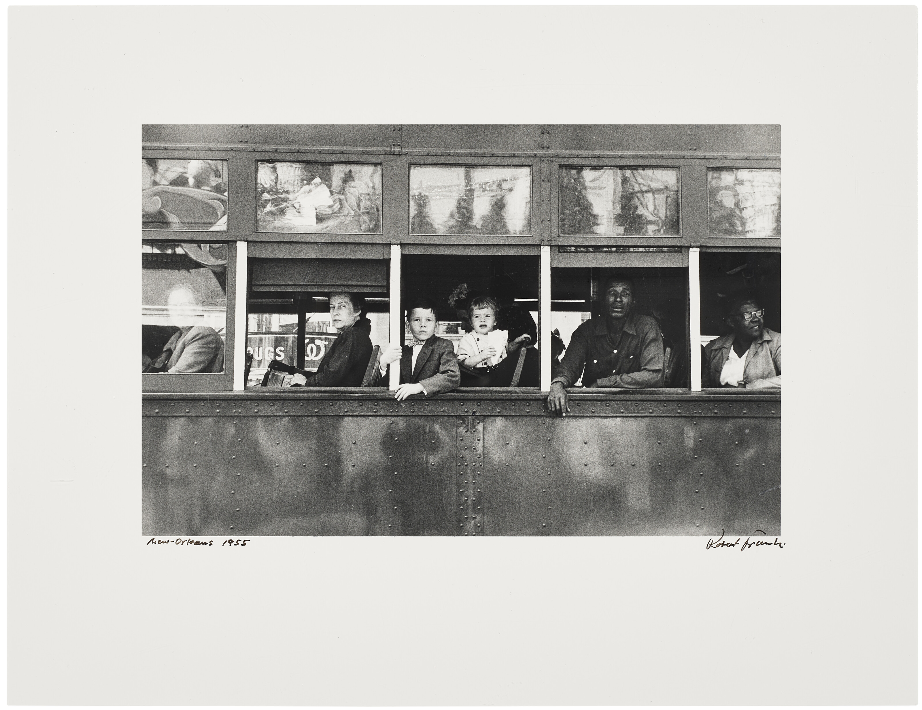 ROBERT FRANK (1924–2019), Trolley - New Orleans, 1955 | Christie's