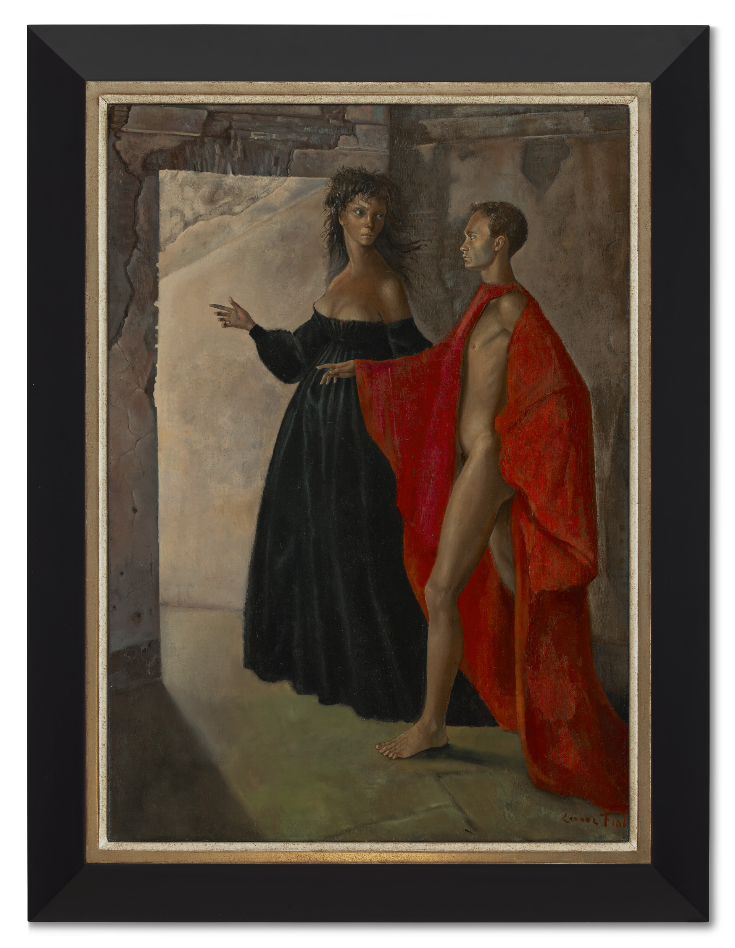 LEONOR FINI (1907-1996), Dans la tour (Autoportrait avec 