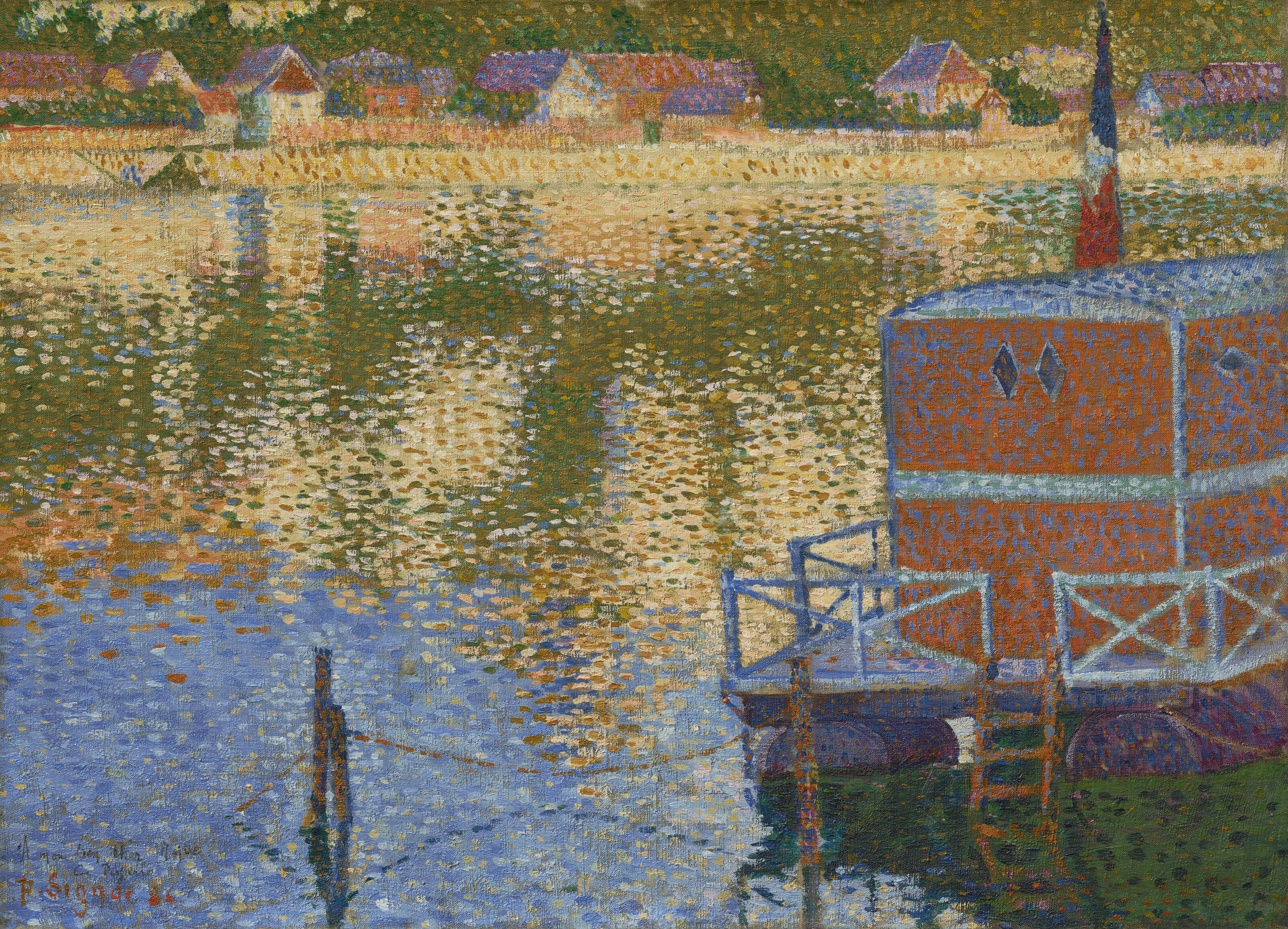 PAUL SIGNAC、Le Pont aux Andelys PAUL SIGNAC、Le Pont aux Andelys PAUL SIGNAC、Le Pont aux Andelys