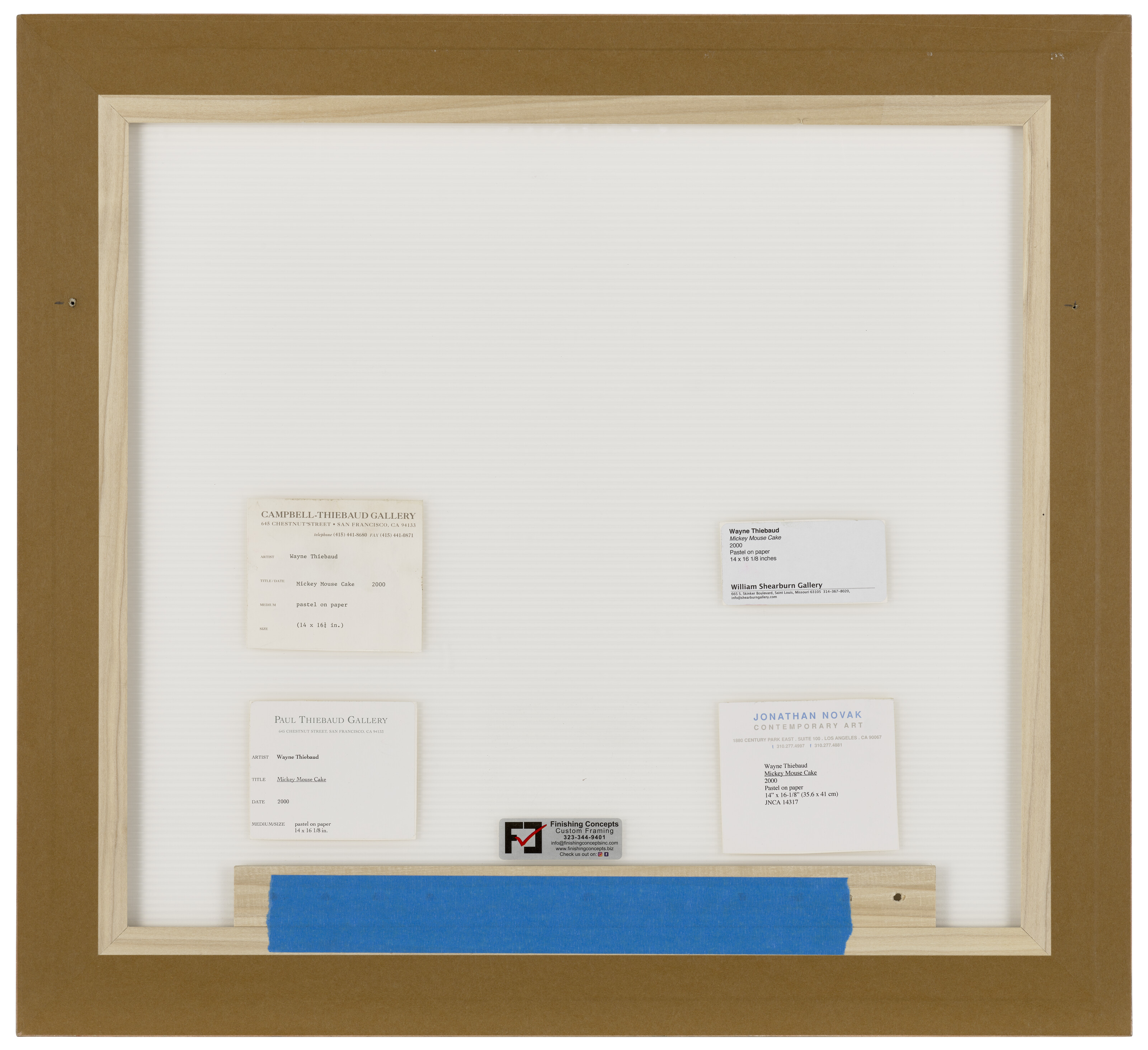 WAYNE THIEBAUD (1920-2021), Mickey Mouse Cake | Christie's