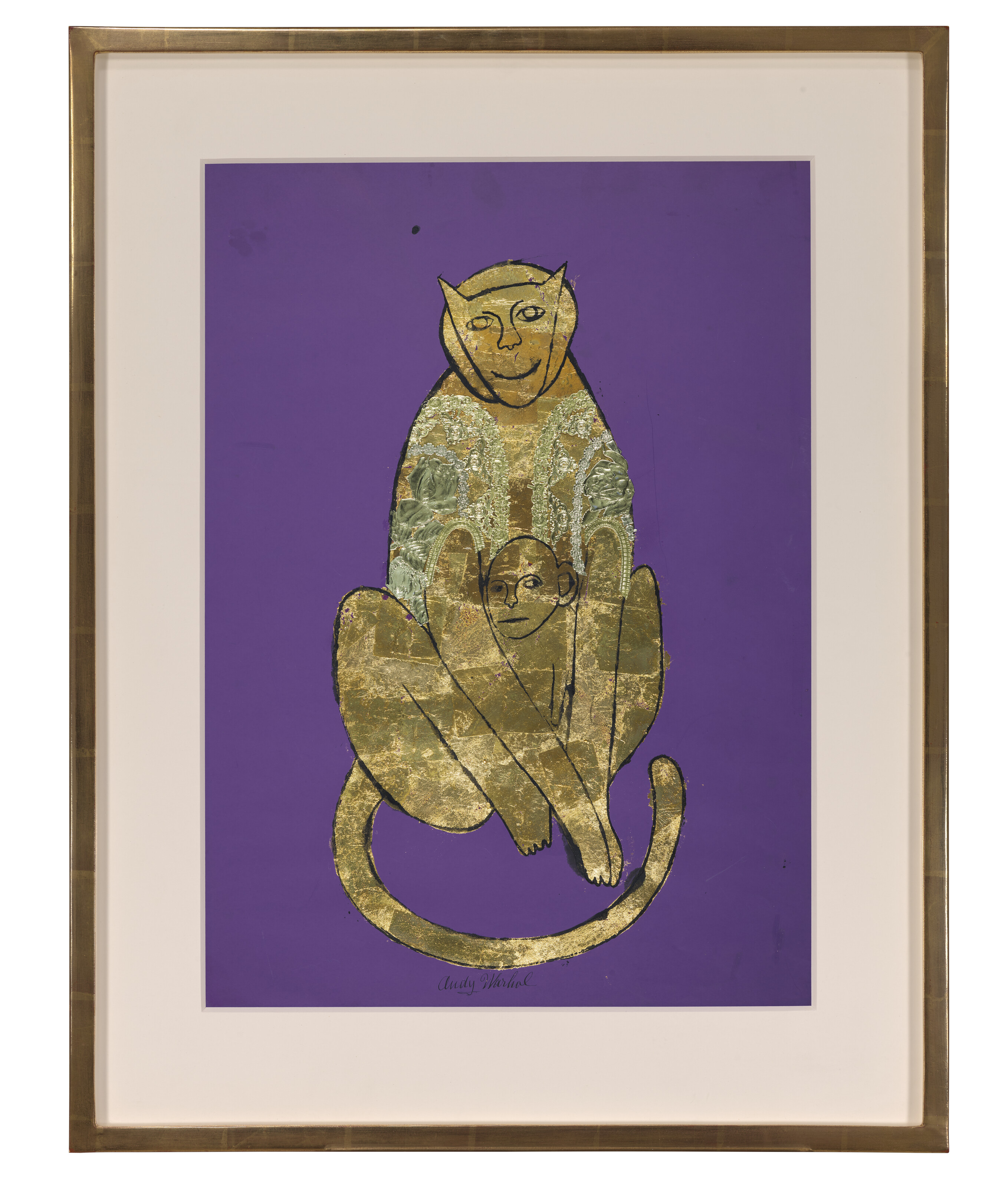 ANDY WARHOL (1928-1987), Seated Monkey with Baby Monkey | Christie's