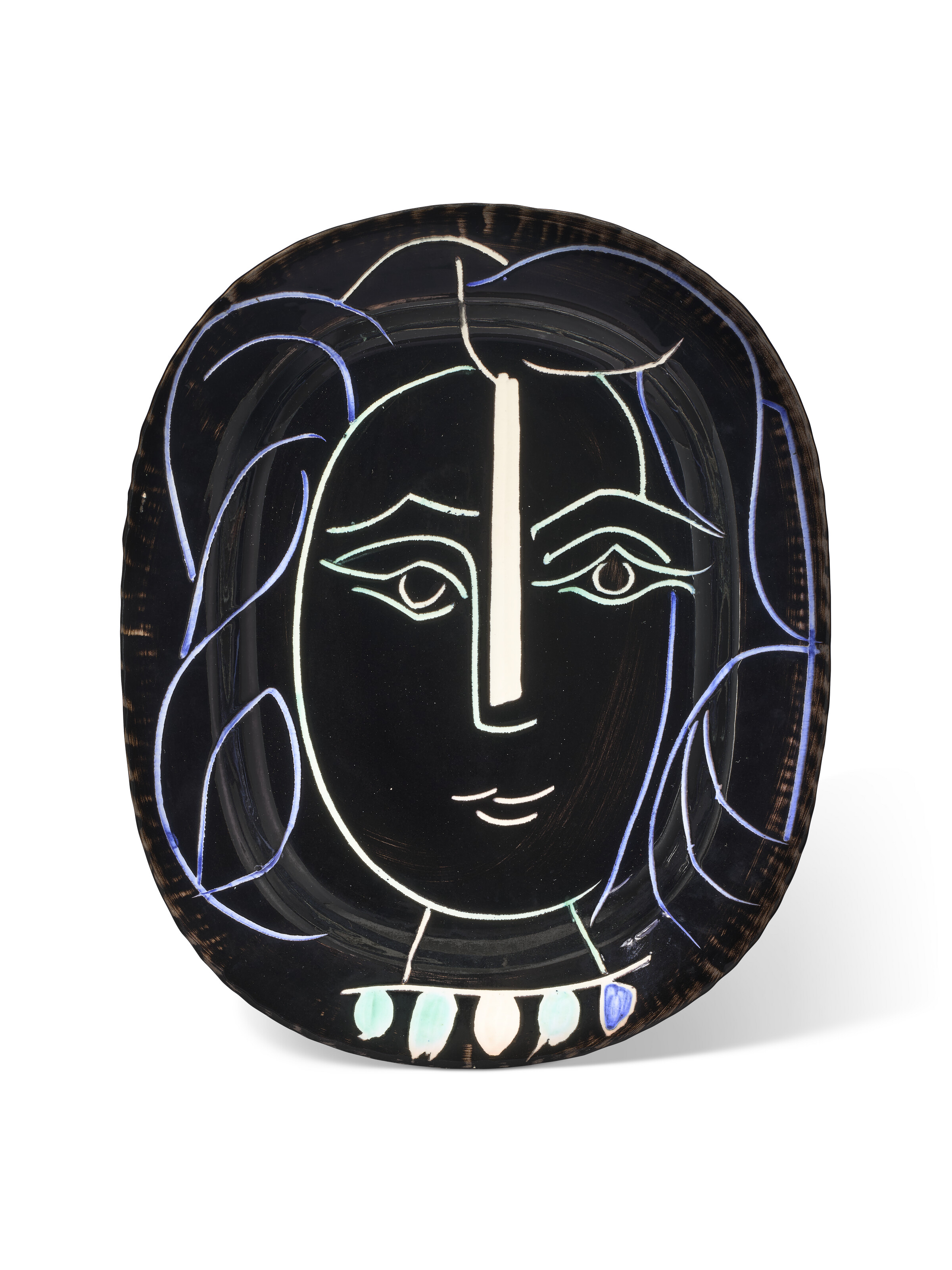 マイセン プリンセス・シャルロッテ 肖像プラークメダル レリーフ 美人横顔 陶板 PABLO PICASSO (1881-1973), Visage de femme (A.R. 220) | Christie's