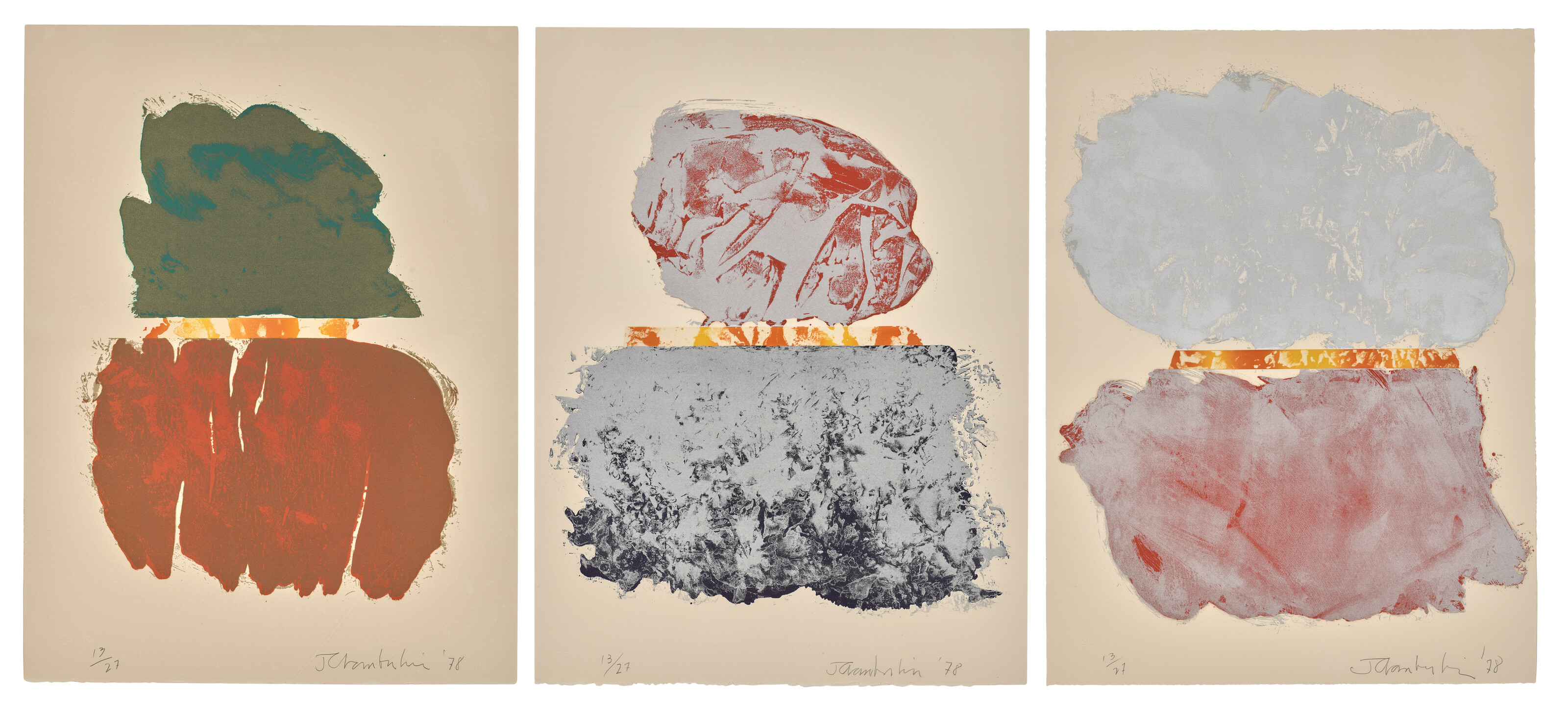 JOHN CHAMBERLAIN (1927-2011), Welding Suite: three prints | Christie's