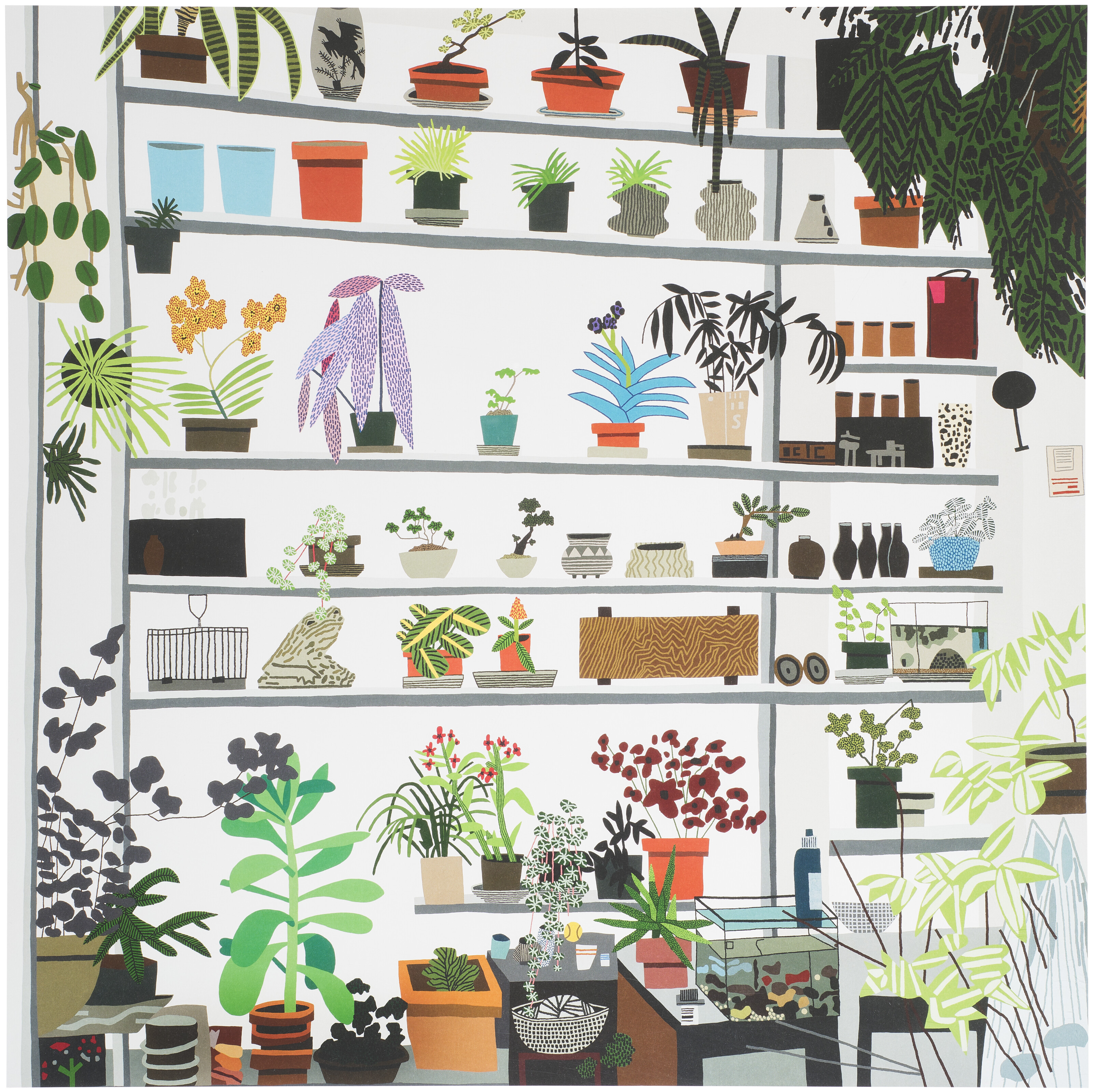 JONAS WOOD (B. 1977), Large Shelf Still Life | Christie's