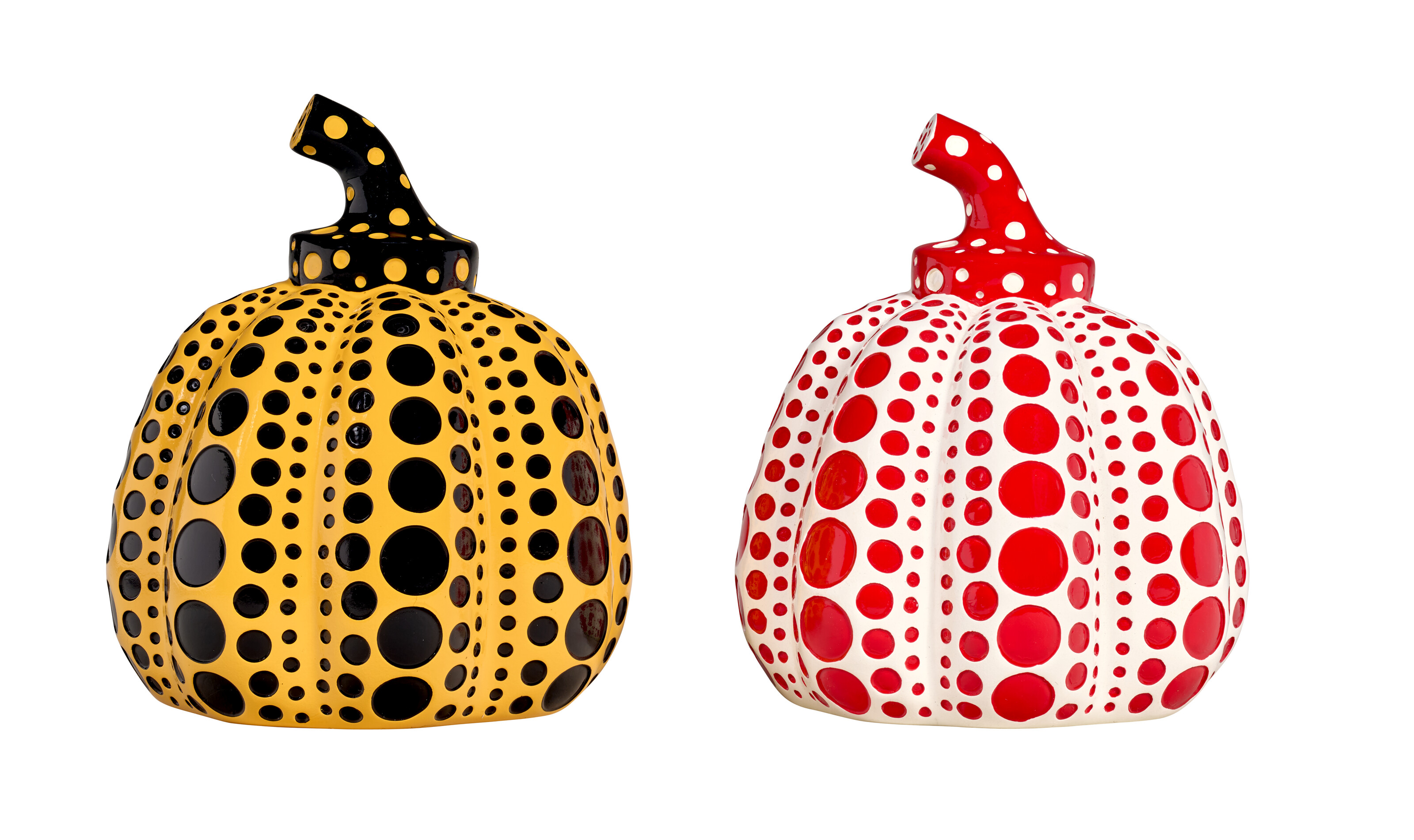YAYOI KUSAMA (B. 1929), Yellow Pumpkin and Red Pumpkin | Christie's