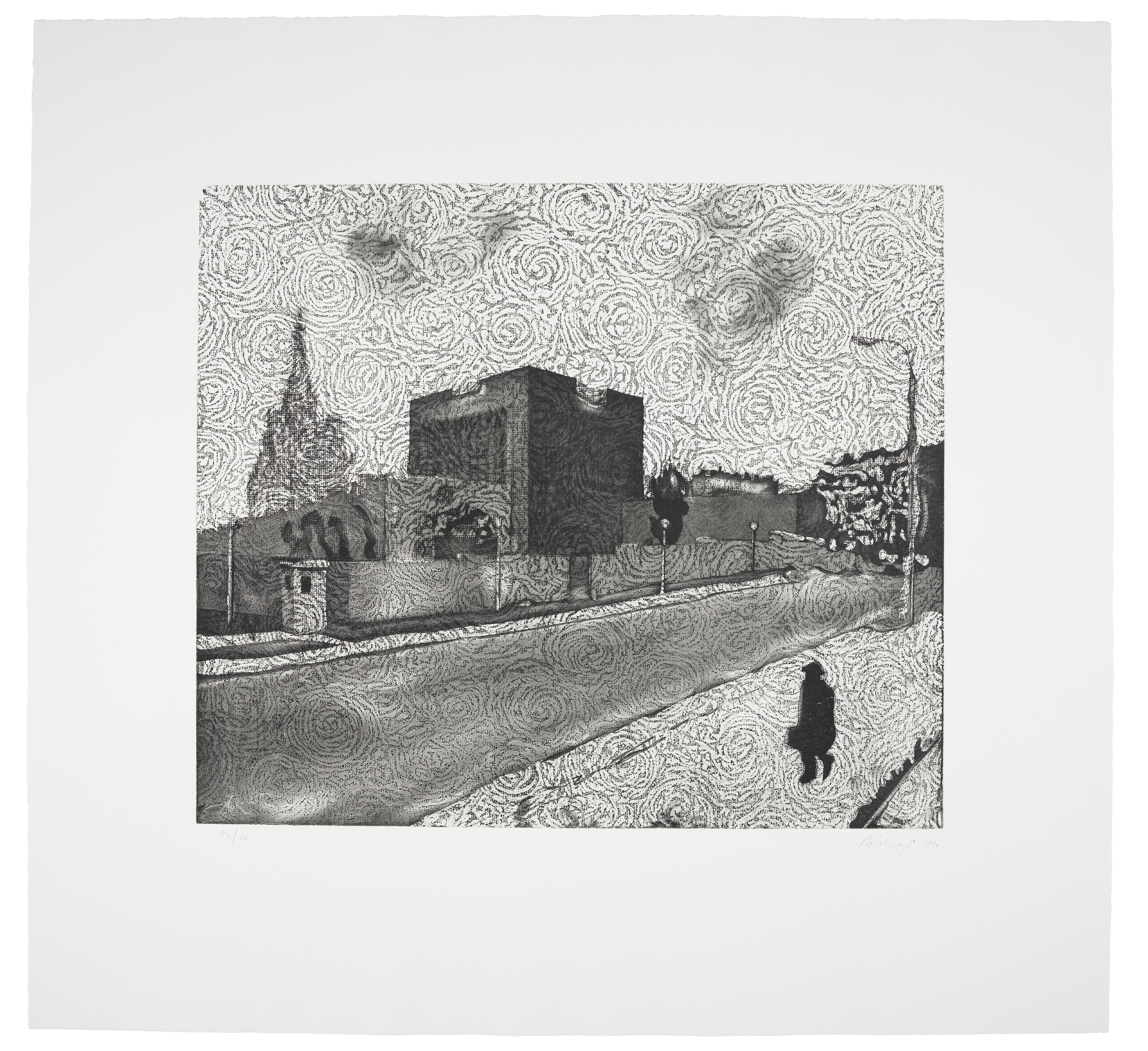 RICHARD ARTSCHWAGER (1923-2013), Building Riddled with Listening