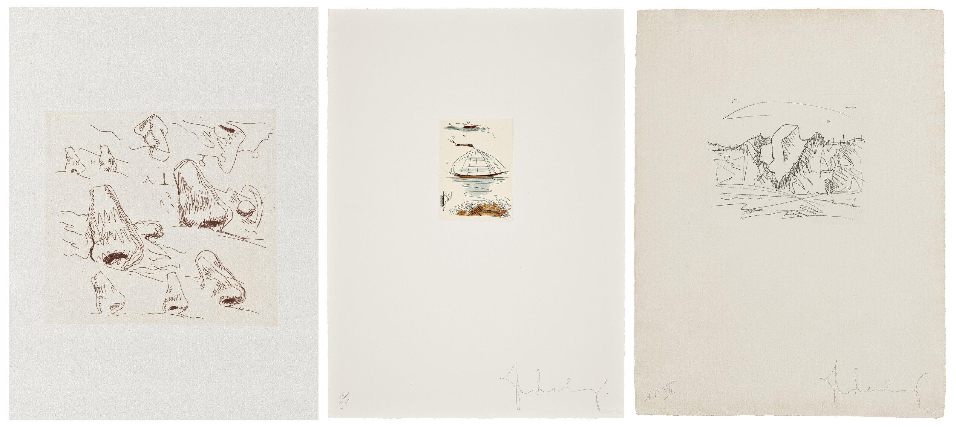 CLAES OLDENBURG (1929-2022), Three prints by the artist | Christie's