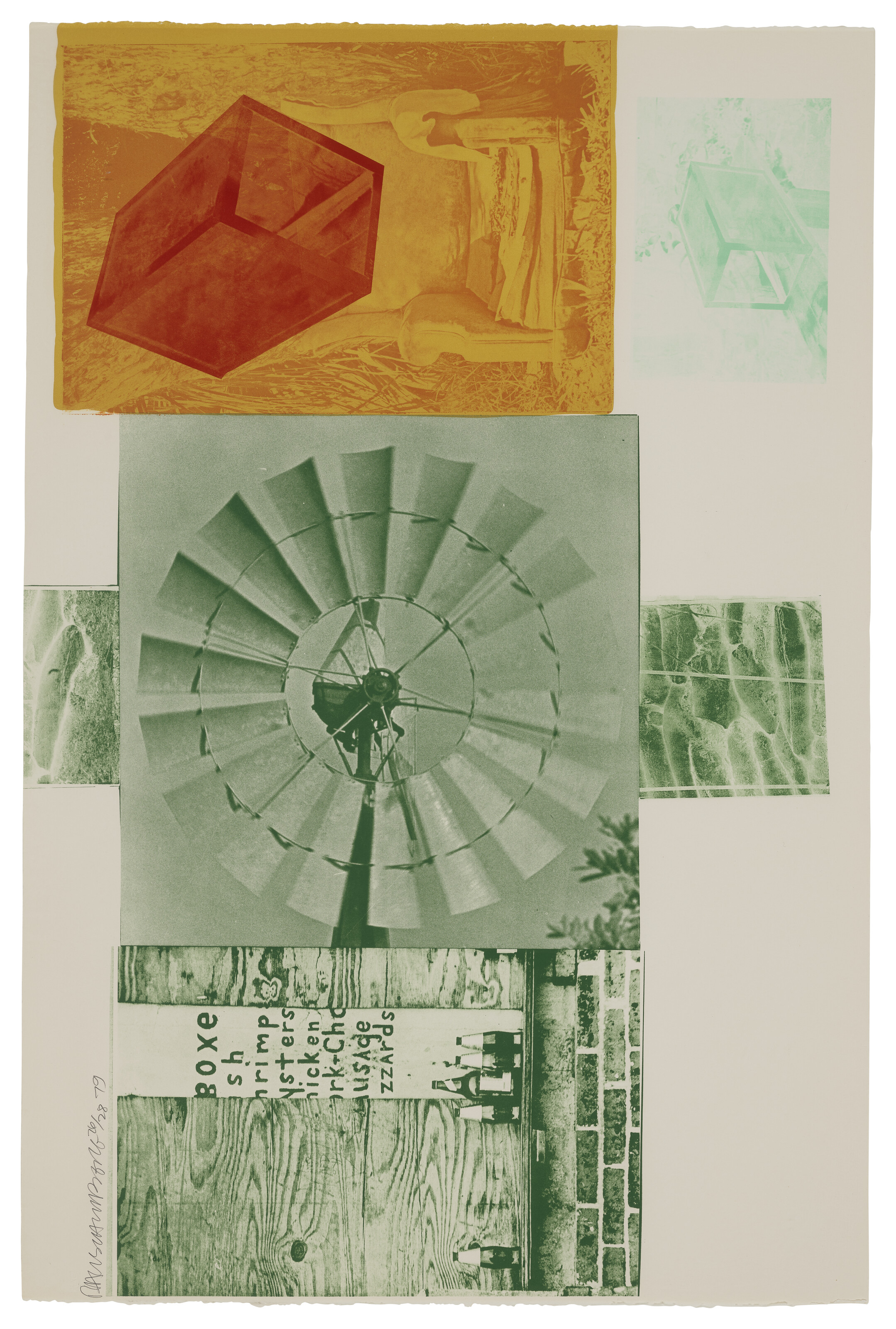 ROBERT RAUSCHENBERG (1925-2008), More Distant Visible Part of the