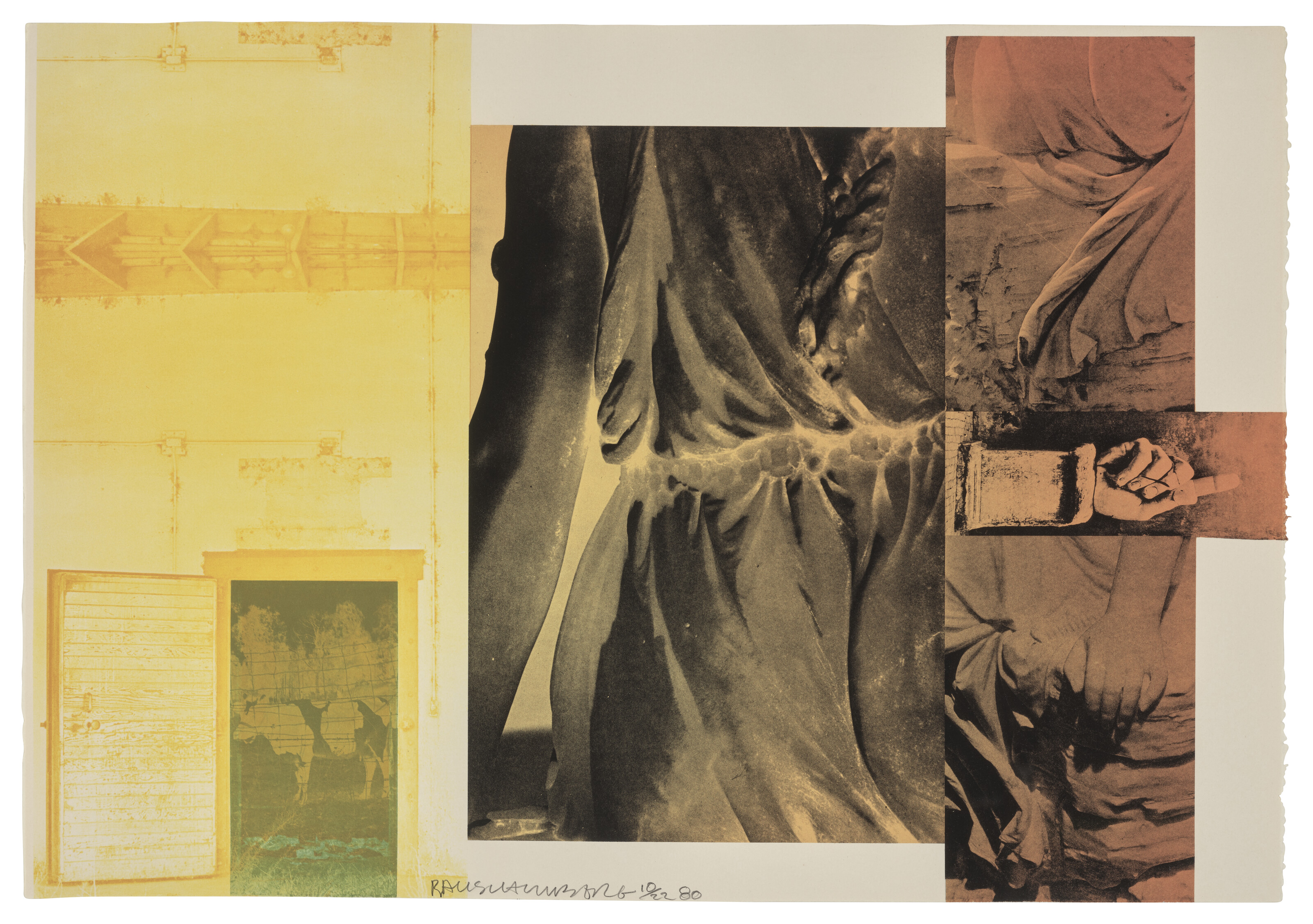 ROBERT RAUSCHENBERG (1925-2008), More Distant Visible Part of the