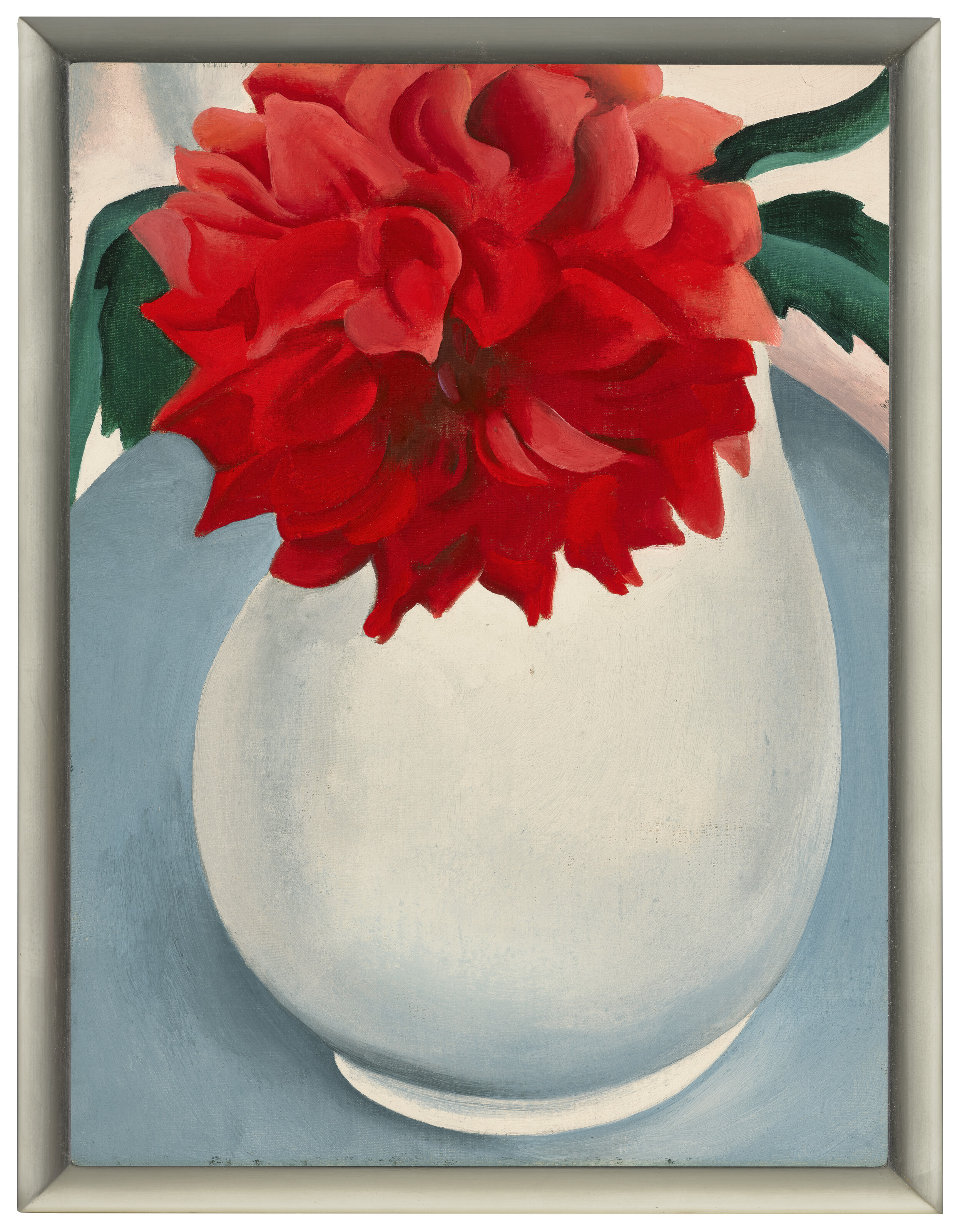 GEORGIA O'KEEFFE (1887-1986), White Pitcher—Red Flower | Christie's