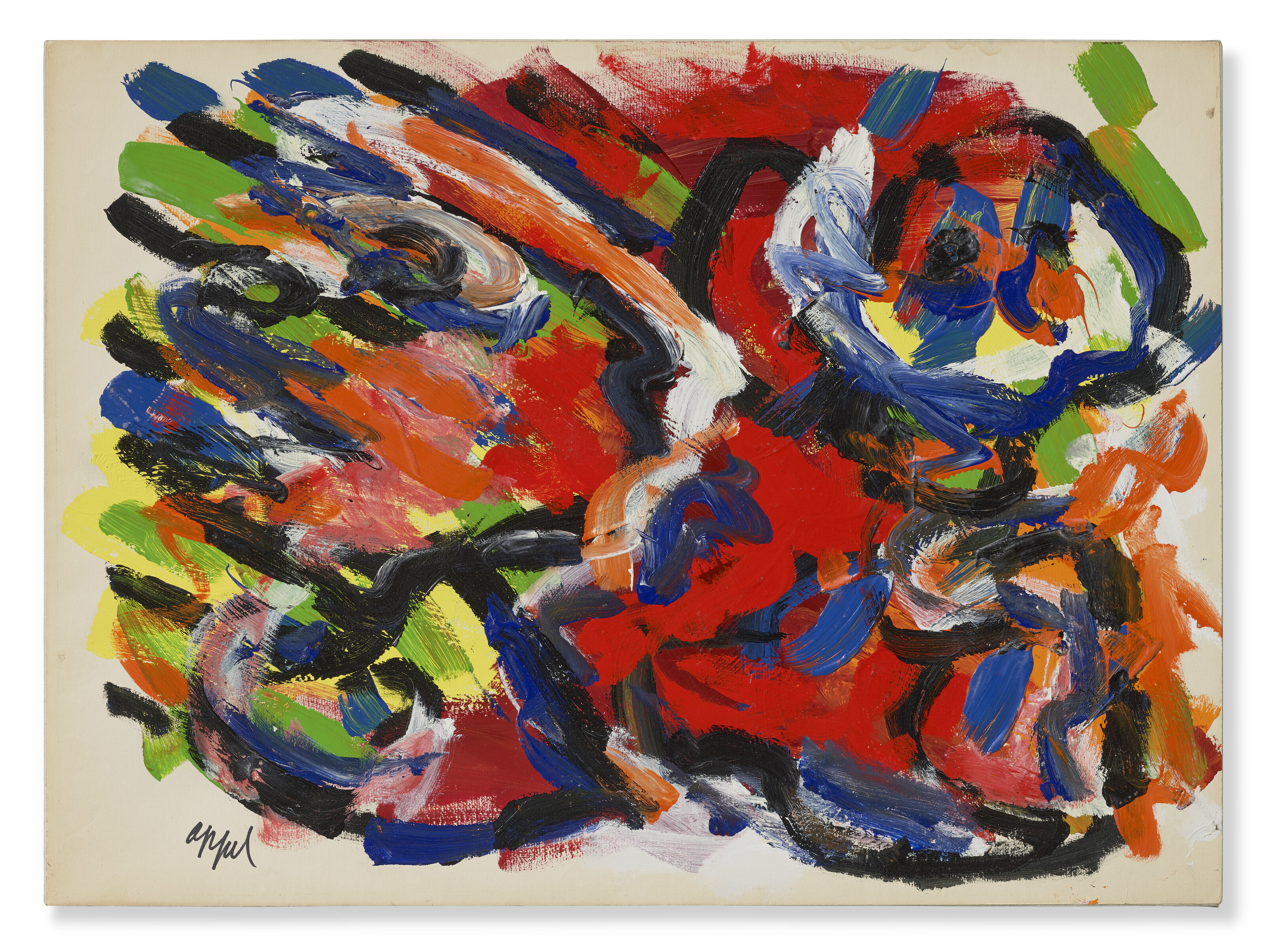 Karel Appel、Nu bleu、希少画集画、新品額装付 KAREL APPEL (1921-2006), Untitled | Christie's