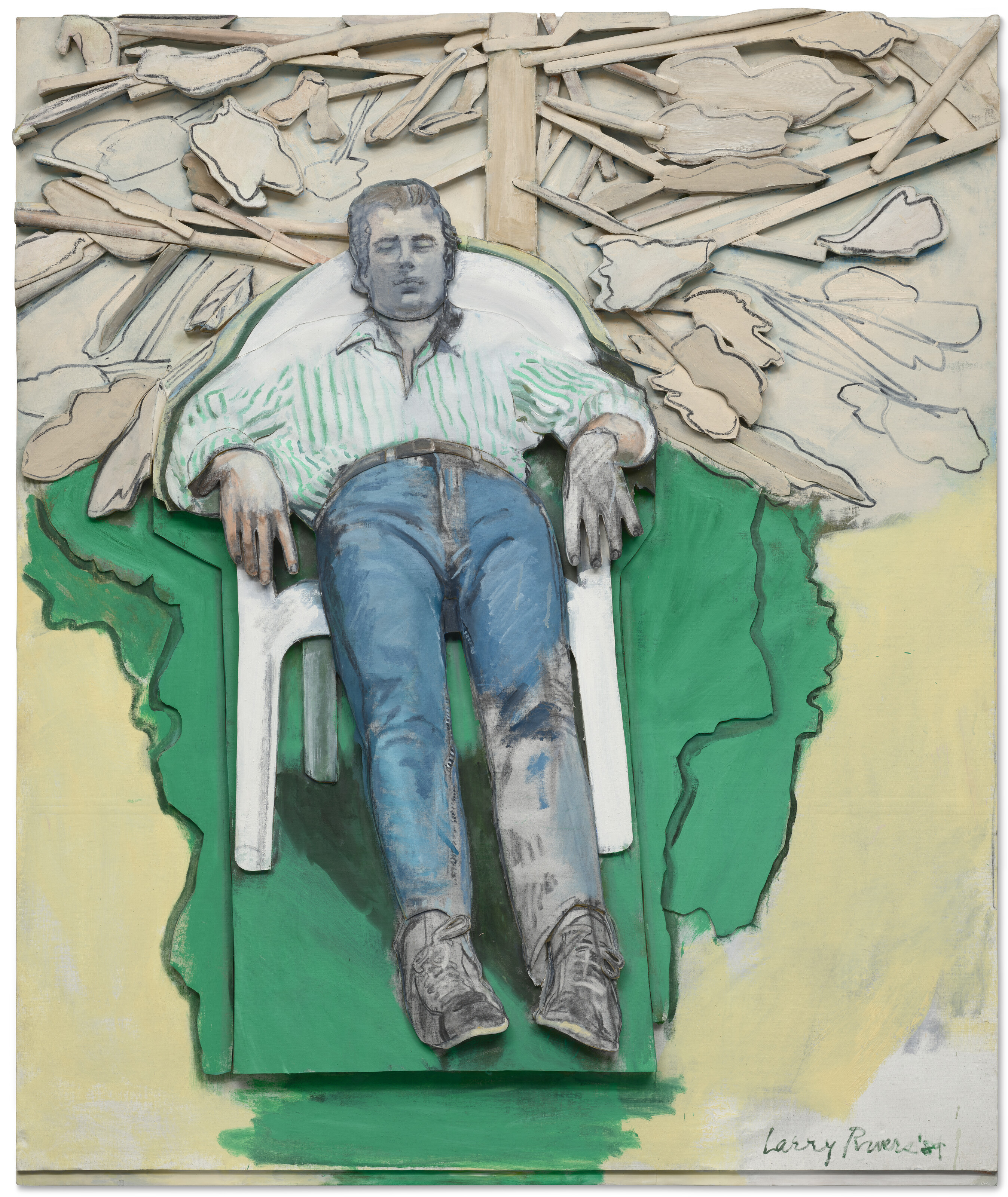 LARRY RIVERS (1923-2002), Figure and Chair: John Dreaming | Christie’s