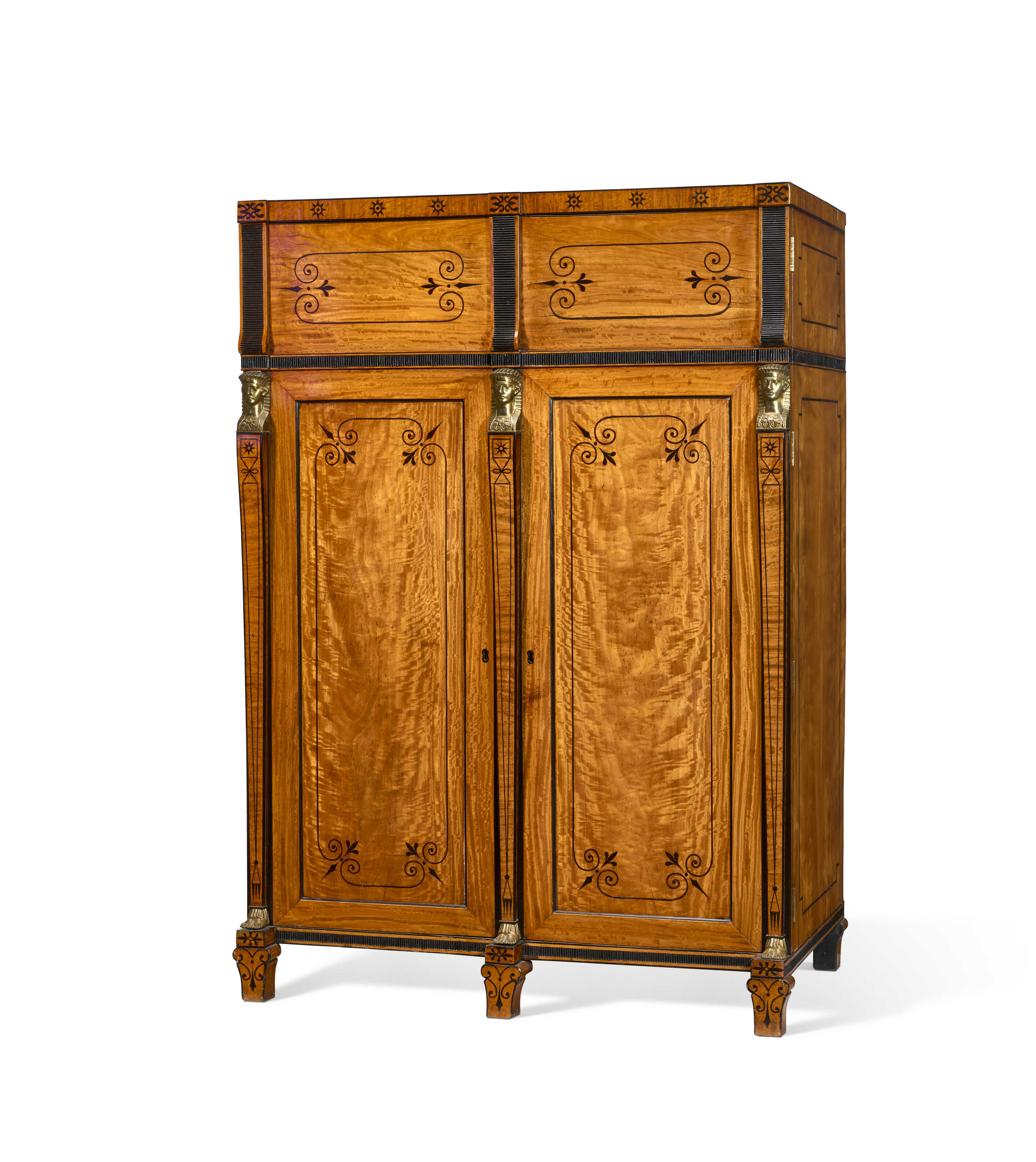 Satinwood Regency Cabinet