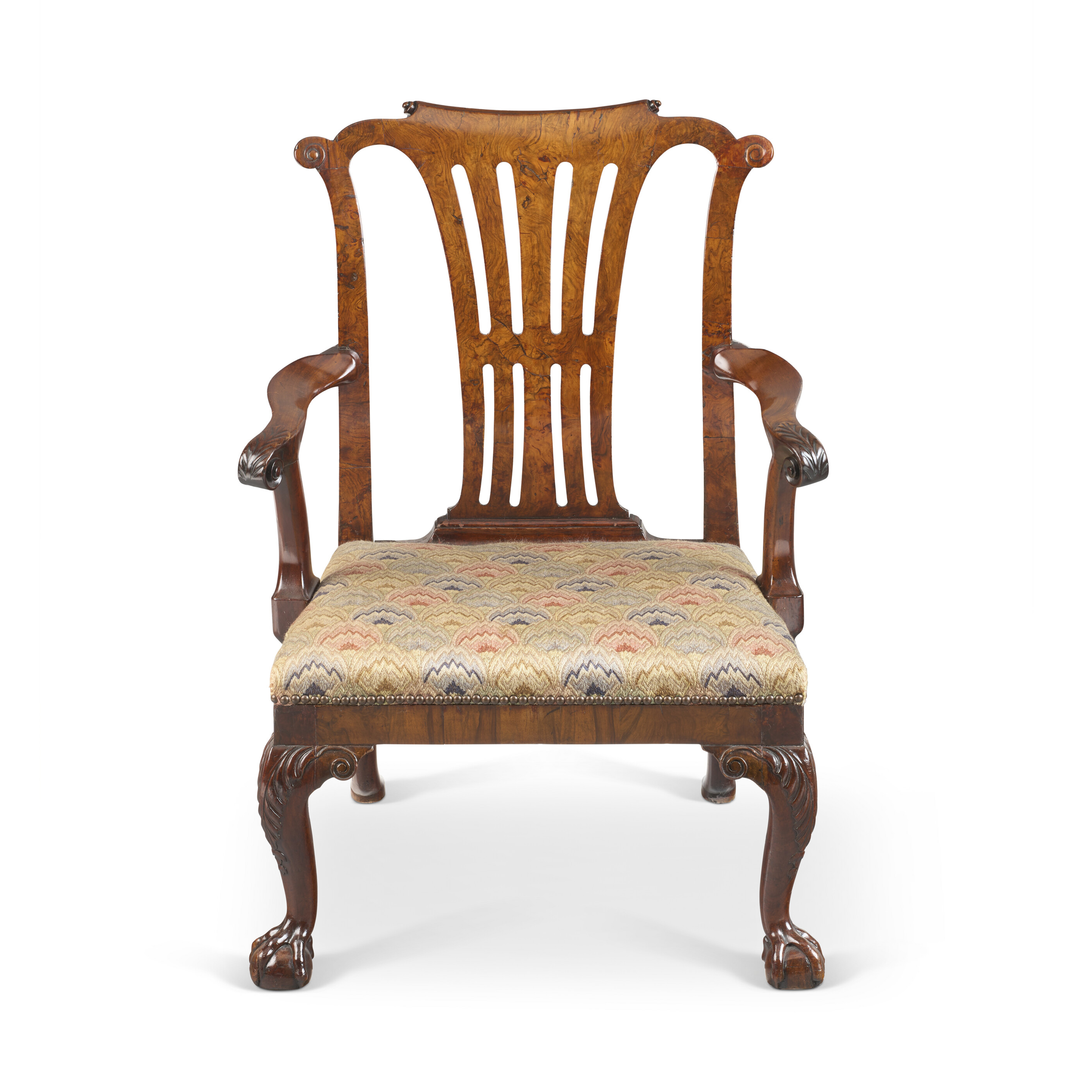A GEORGE II IRISH WALNUT ARMCHAIR, CIRCA 1735 | Christie’s