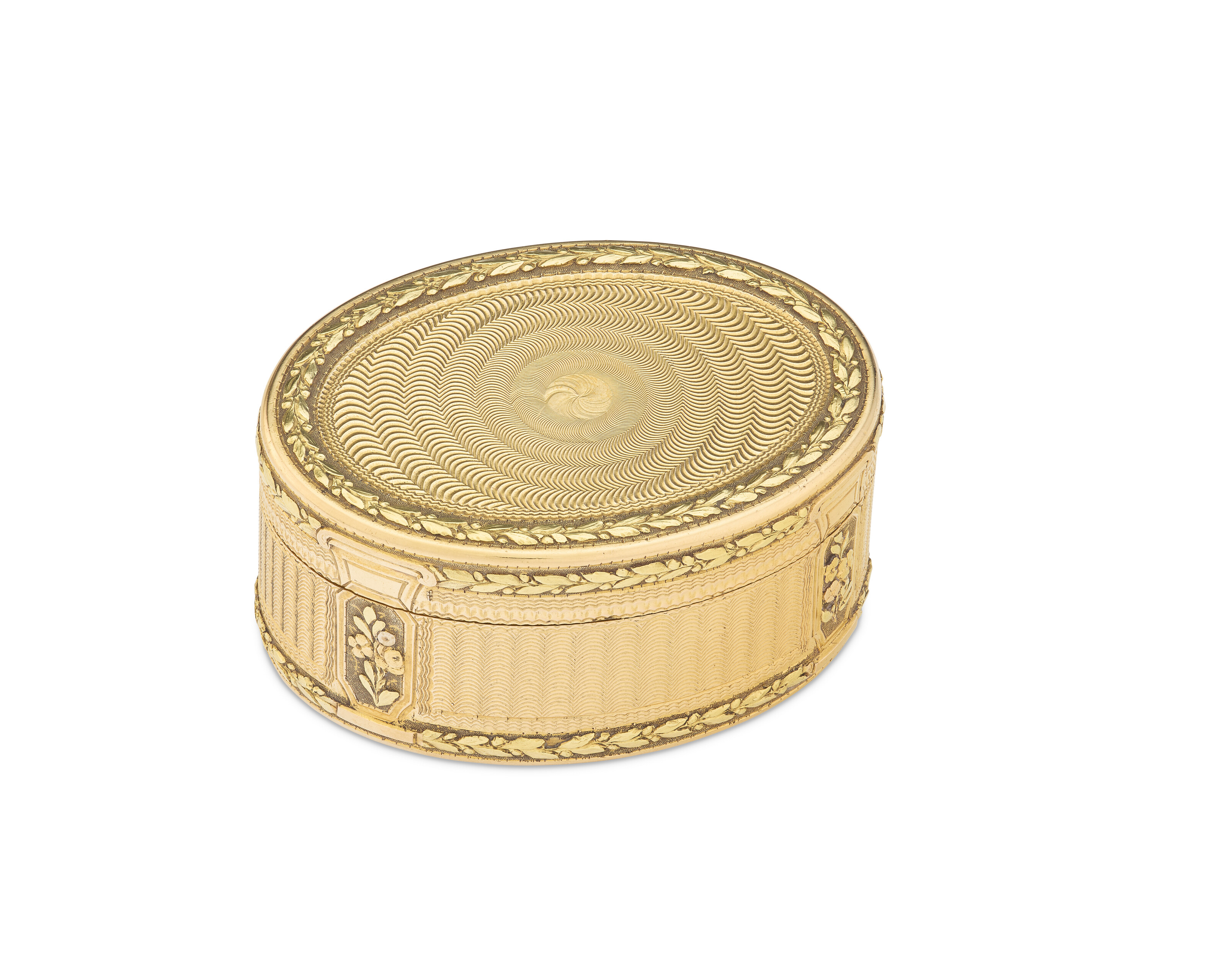 A LOUIS XV VARI-COLOR GOLD SNUFF BOX, MARK OF GERMAIN CHAYÉ, PARIS