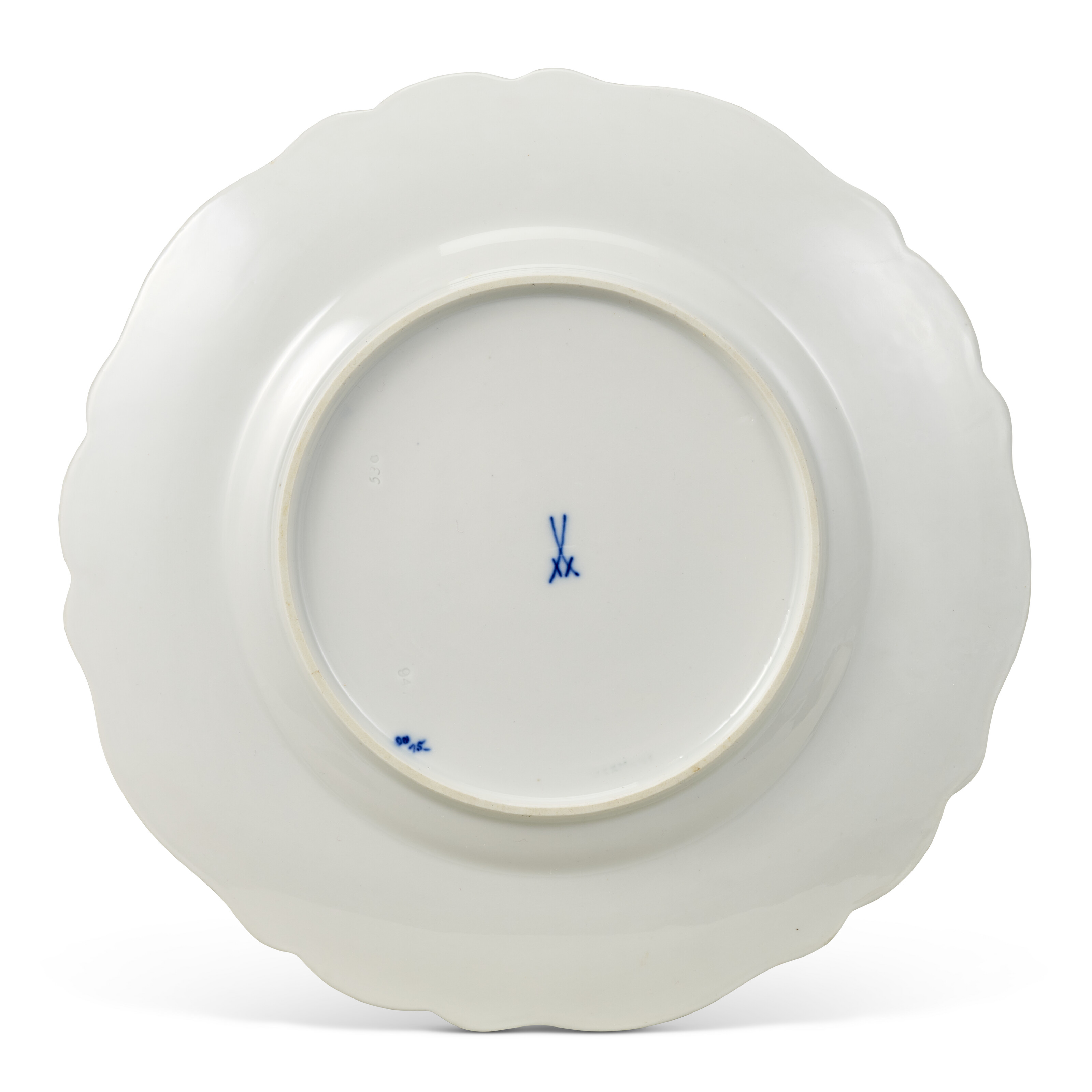 AN EXTENSIVE MEISSEN PORCELAIN 'BLUE ONION' ASSEMBLED PART DINNER