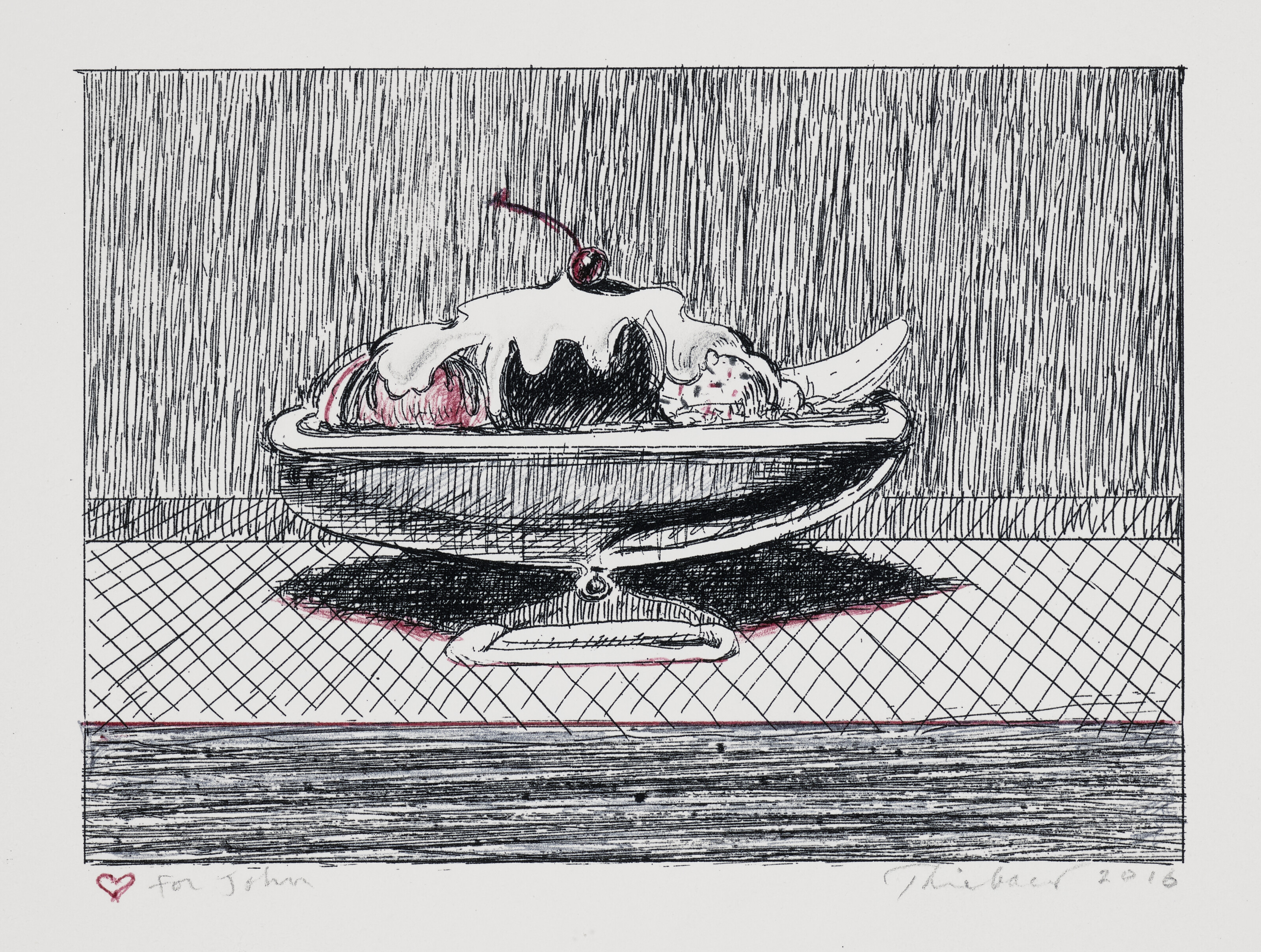 WAYNE THIEBAUD (1920 - 2021), Banana Split | Christie's