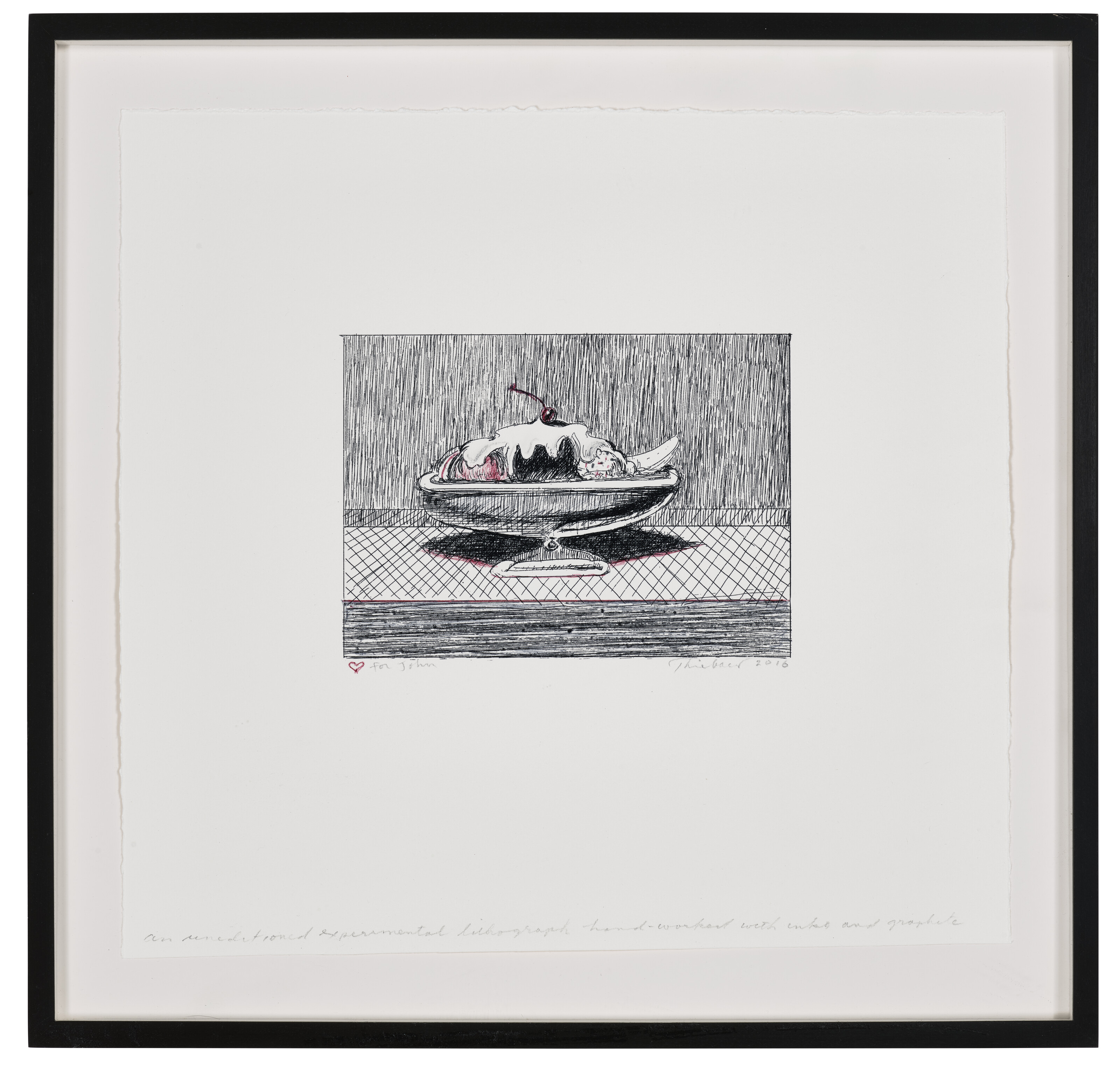 WAYNE THIEBAUD (1920 - 2021), Banana Split | Christie's