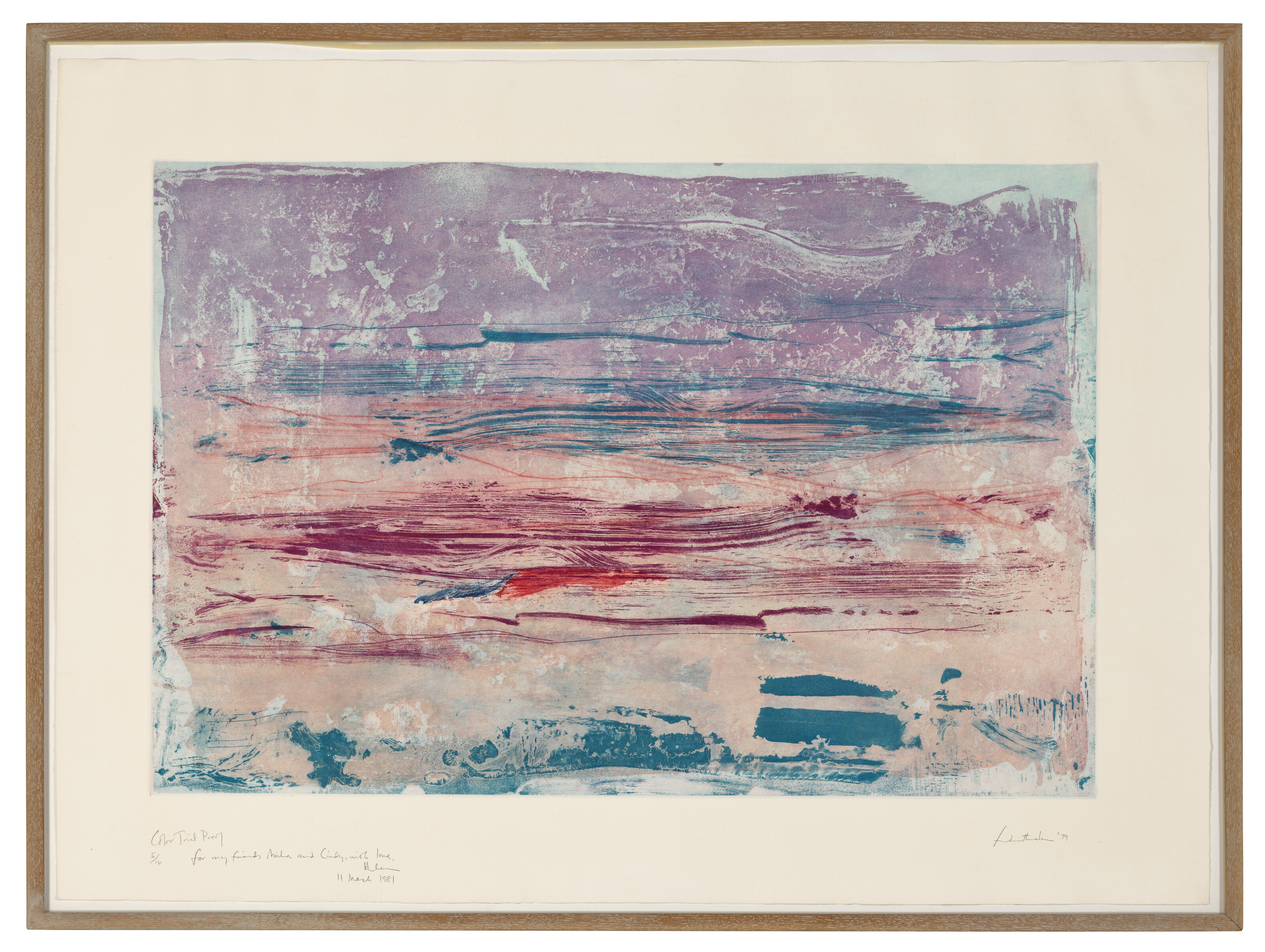 HELEN FRANKENTHALER (1928-2011), Sure Violet | Christie's