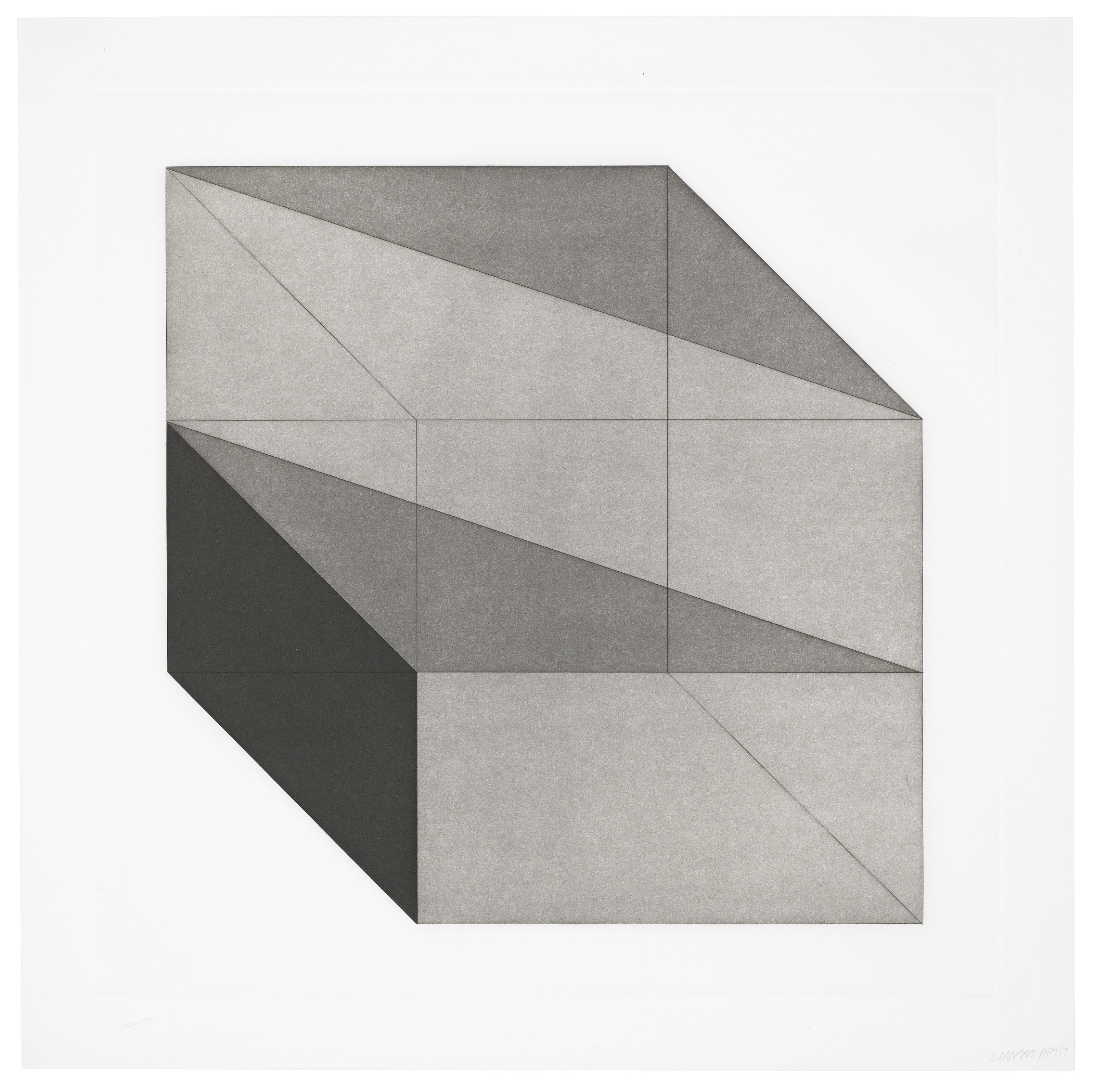 希少本 Sol LeWitt / A CUBE, 1990 2025_NYR_23621_0090_001(
