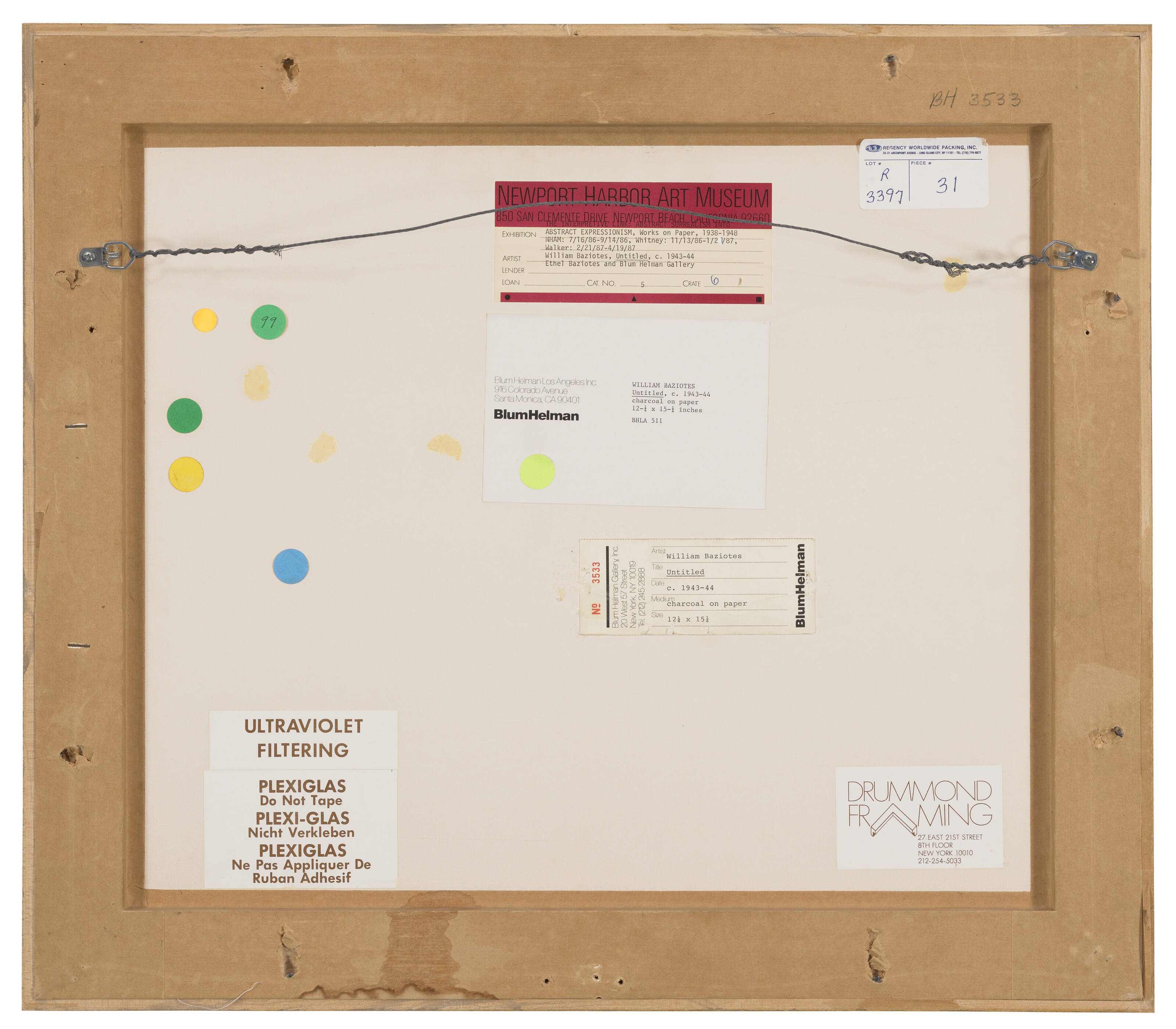 WILLIAM BAZIOTES (1912-1963) image 3