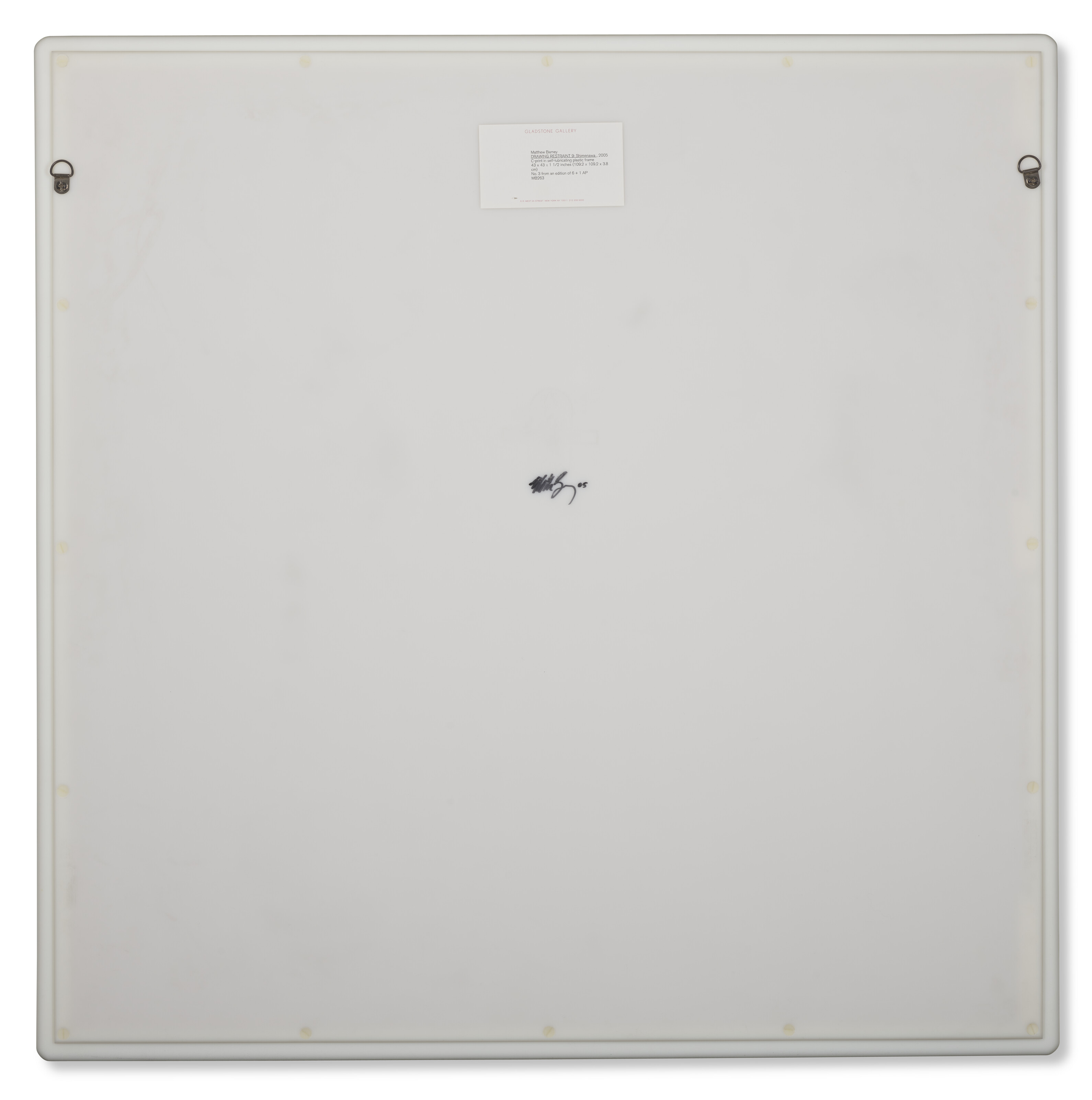 MATTHEW BARNEY (B. 1967) image 2