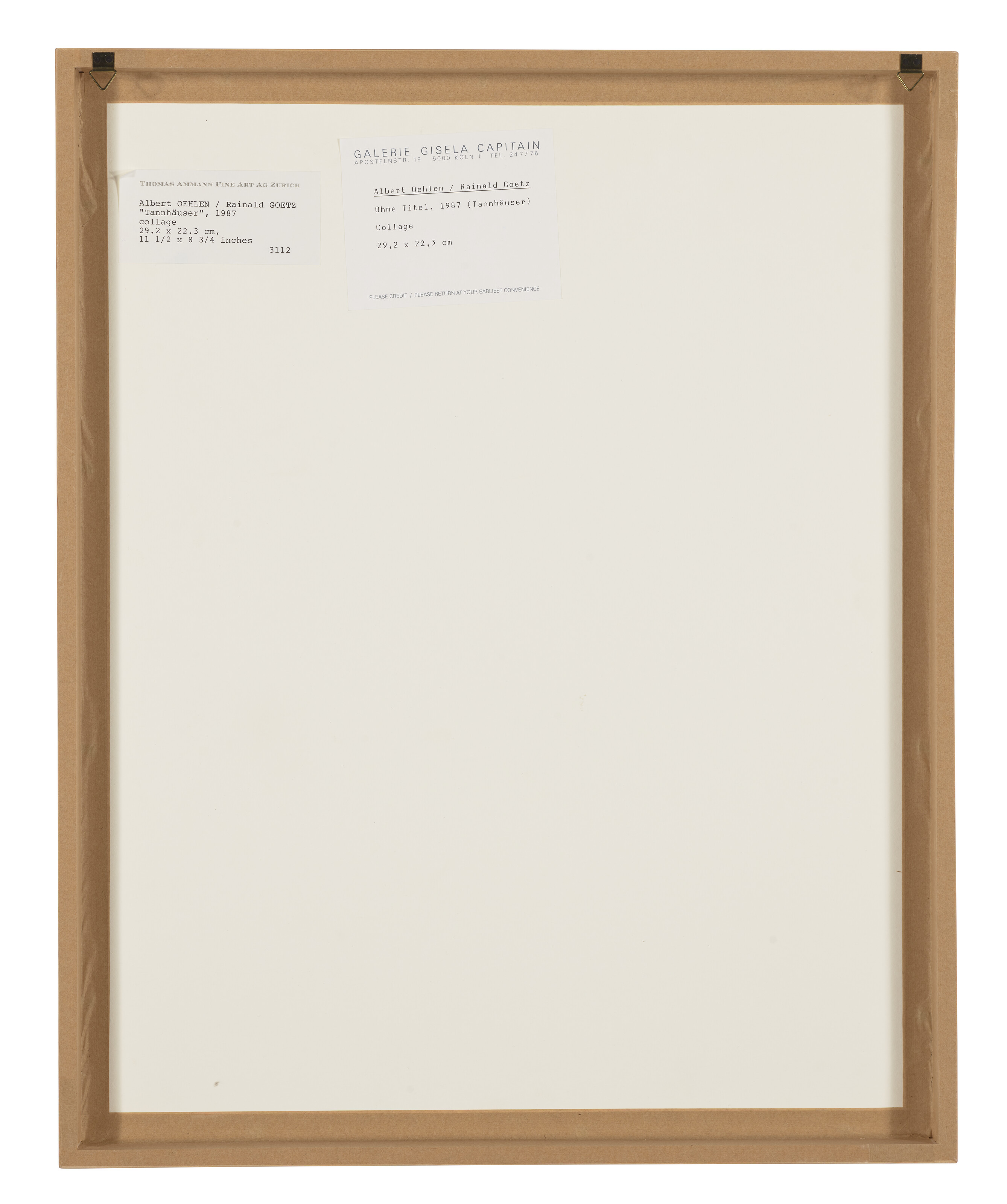 ALBERT OEHLEN (B. 1954) and RAINALD GOETZ (B. 1954) image 7