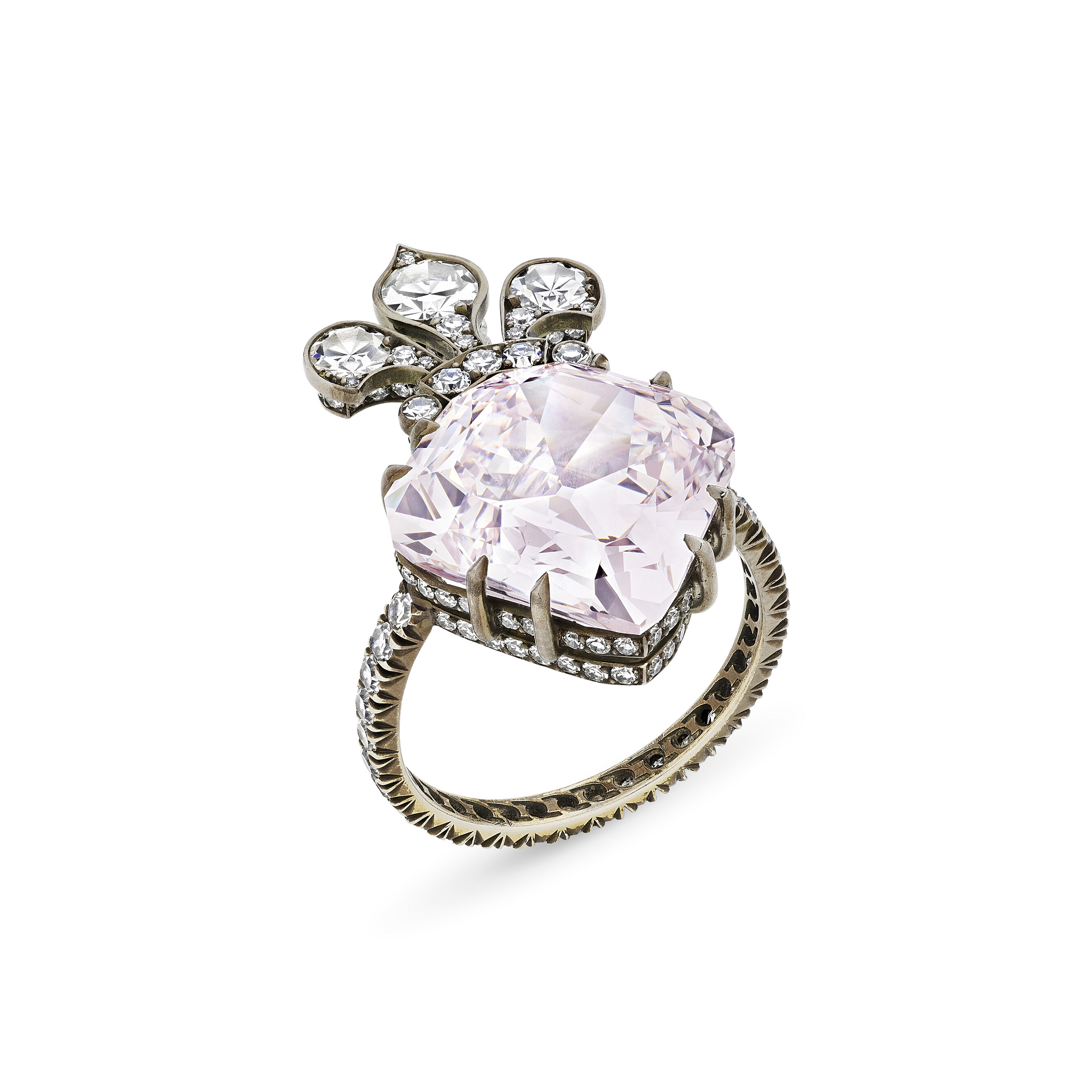 THE MARIE-THÉRÈSE PINK A HISTORIC JAR COLORED DIAMOND RING