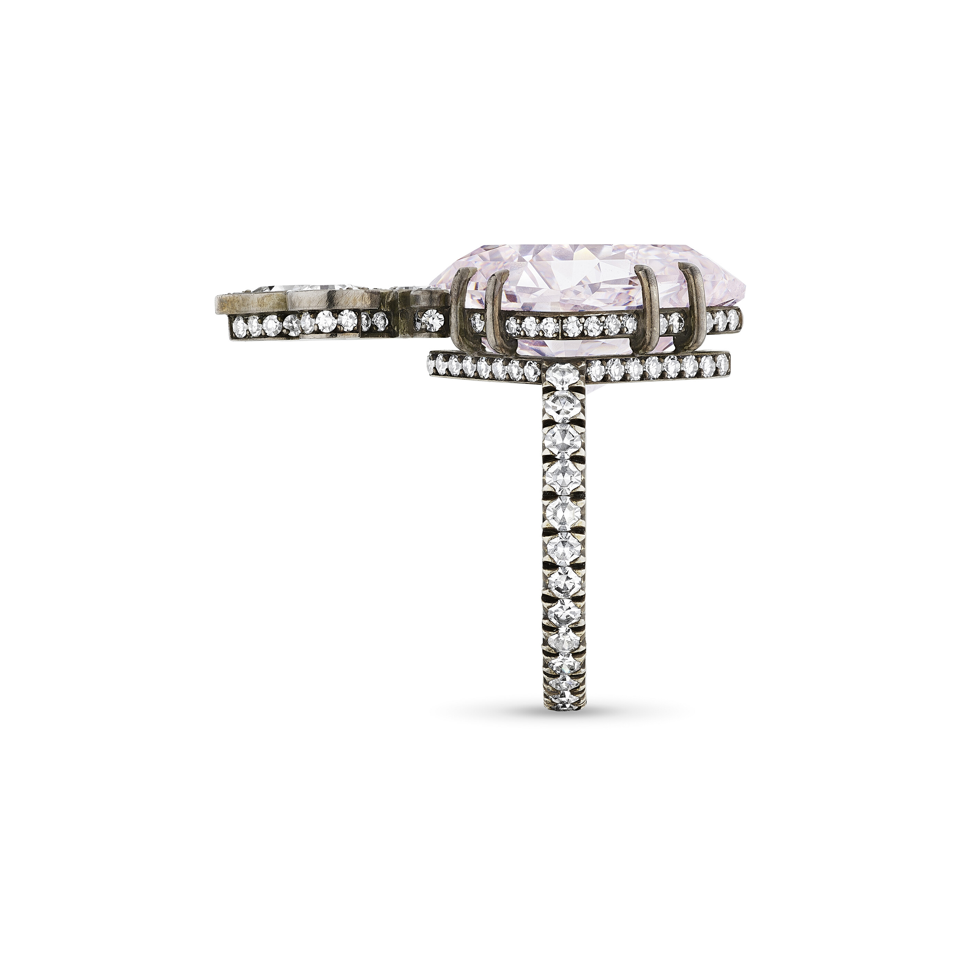 THE MARIE-THÉRÈSE PINK A HISTORIC JAR COLORED DIAMOND RING