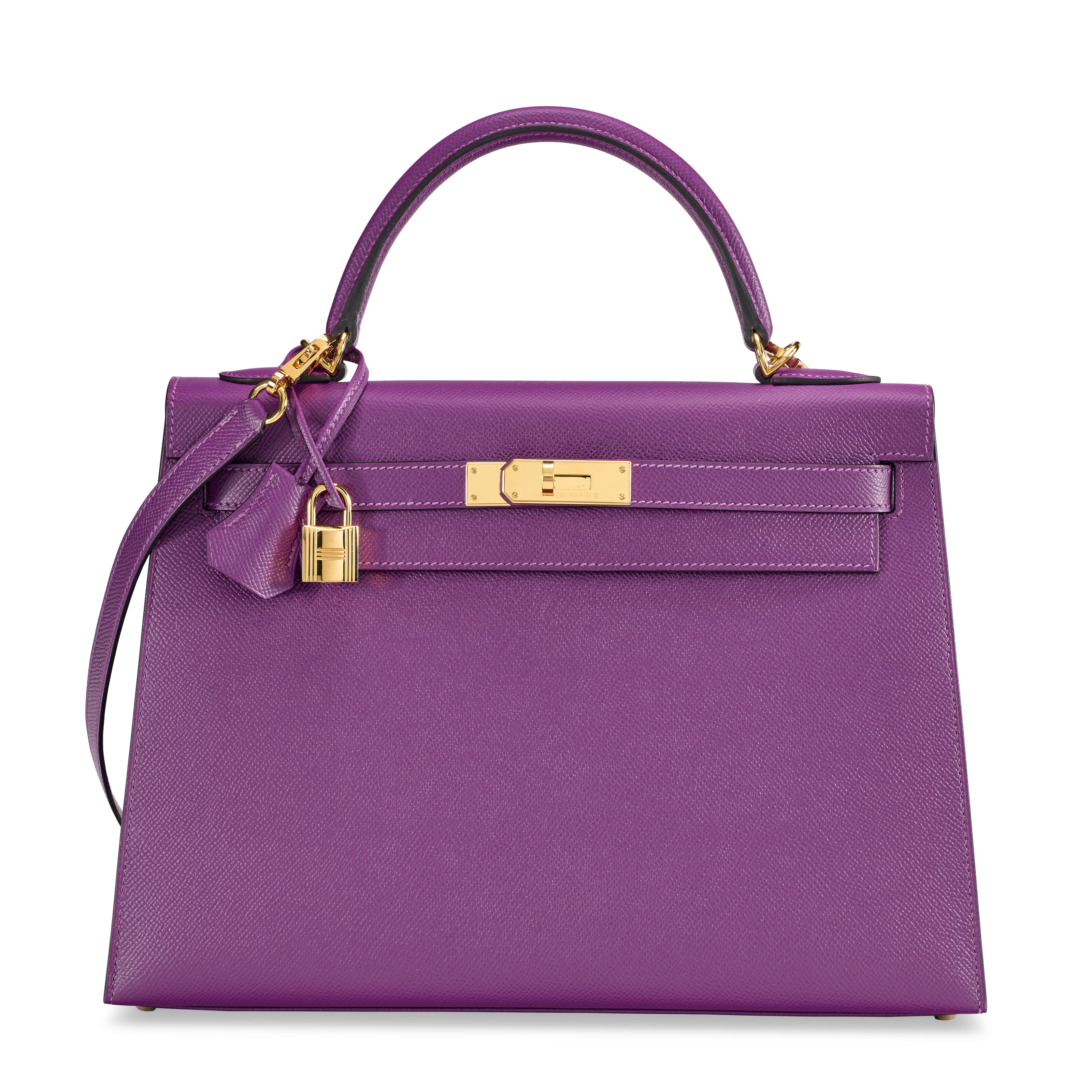 A SHINY FUCHSIA NILOTICUS LIZARD BIRKIN 25 WITH RUTHENIUM HARDWARE