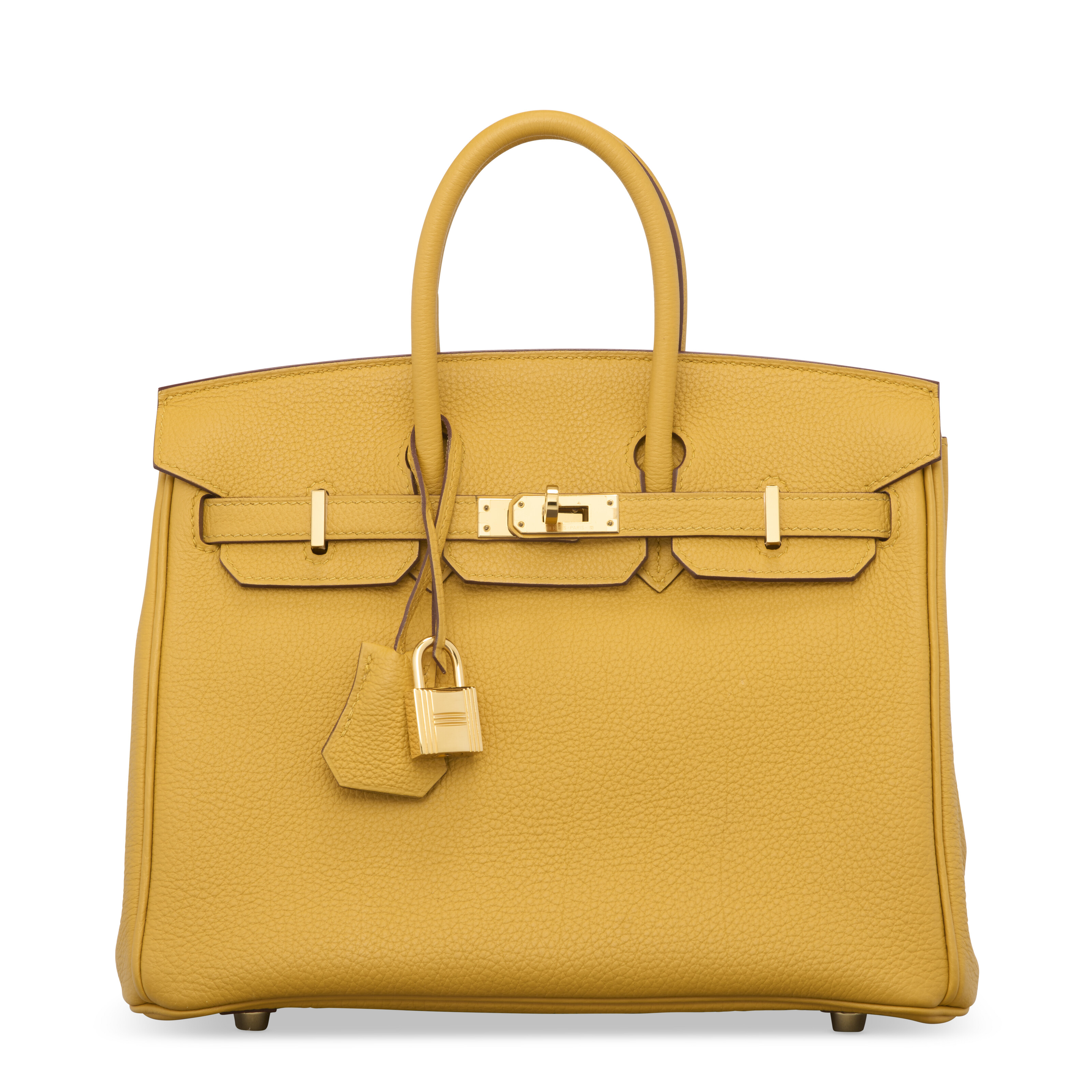 クリーニング済♡HERMES ノースリーブ イエロー サイズ38 A LIMITED EDITION JAUNE D'OR & POTIRON EPSOM LEATHER CANDY BIRKIN