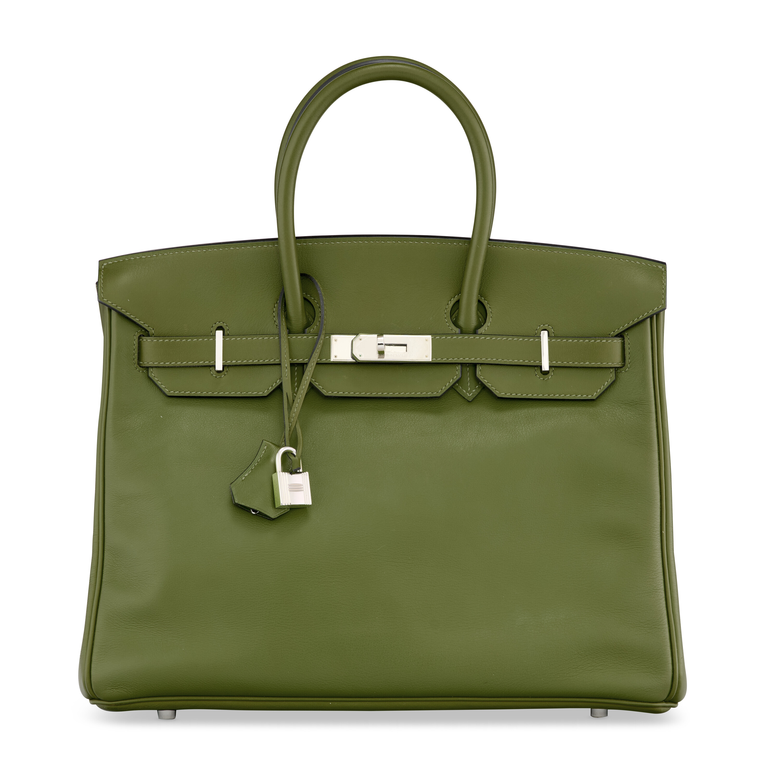 A PELOUSE SWIFT LEATHER BIRKIN 35 WITH PALLADIUM HARDWARE, HERMÈS