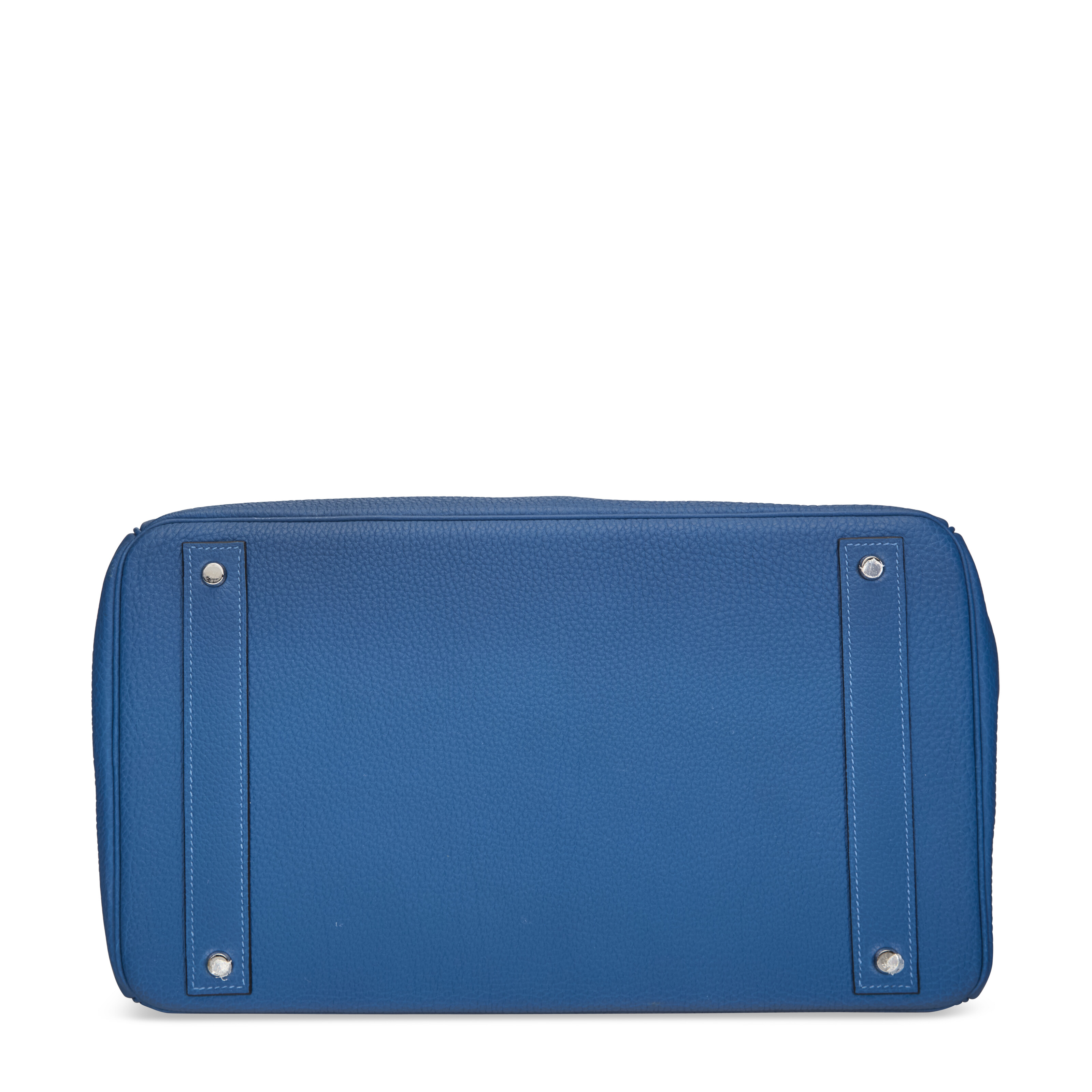 A BLEU DE PRUSSE TOGO LEATHER HAC BIRKIN 40 WITH PALLADIUM