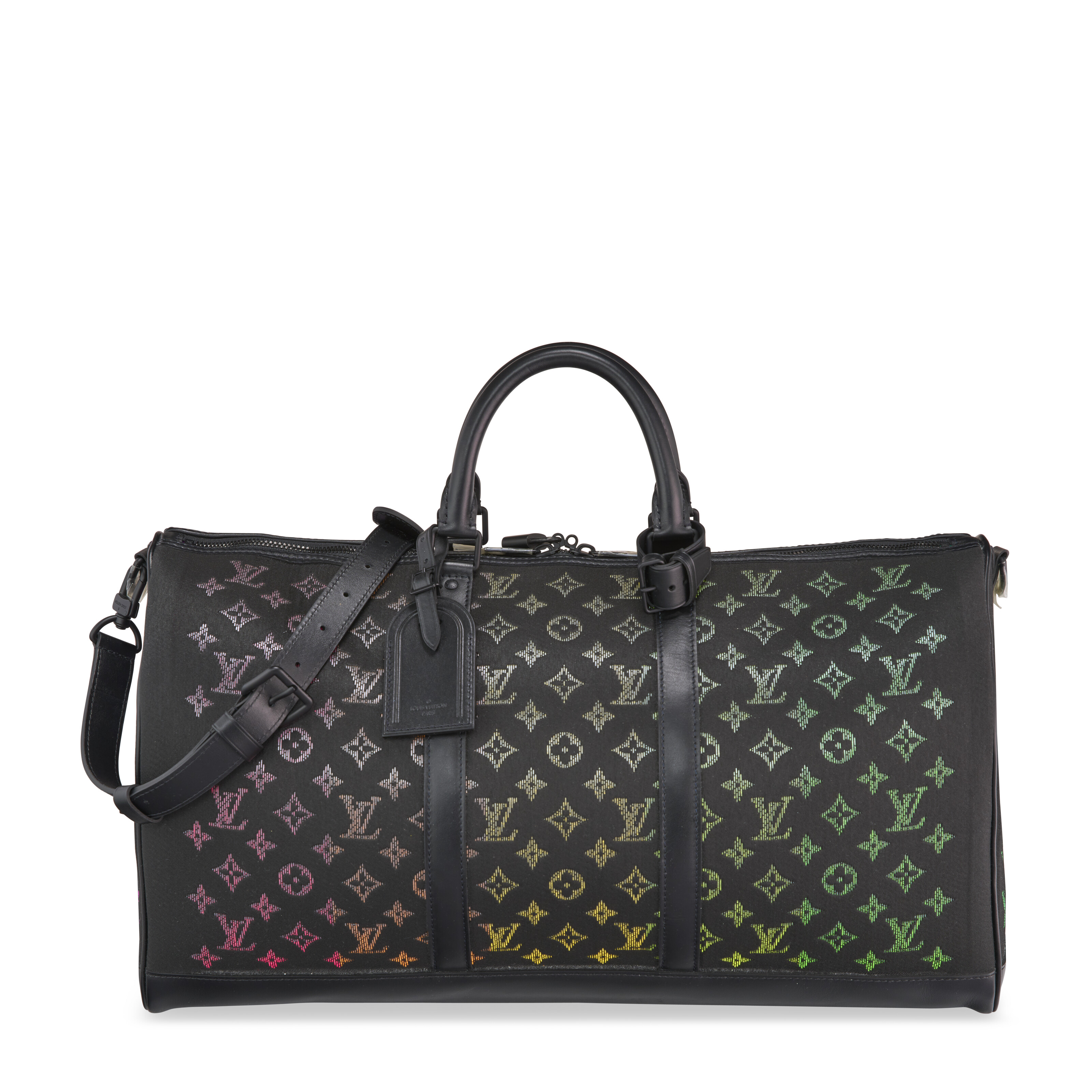 A LIMITED EDITION BLACK LIGHT UP KEEPALL BANDOULIÈRE 50 BY VIRGIL ABLOH,  LOUIS VUITTON, 2019 | Christie's