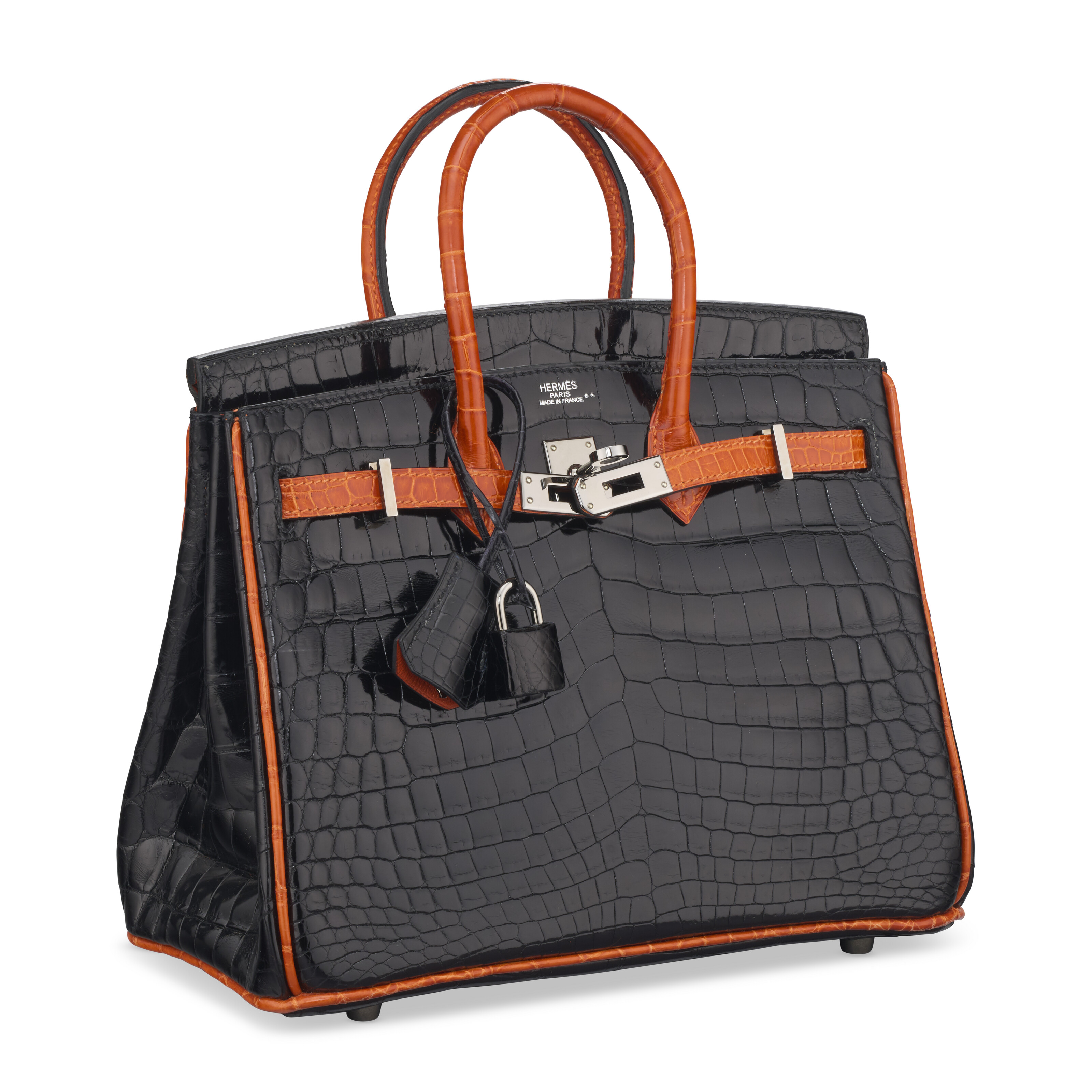 A LIMITED EDITION SHINY BLACK & ORANGE H NILOTICUS CROCODILE