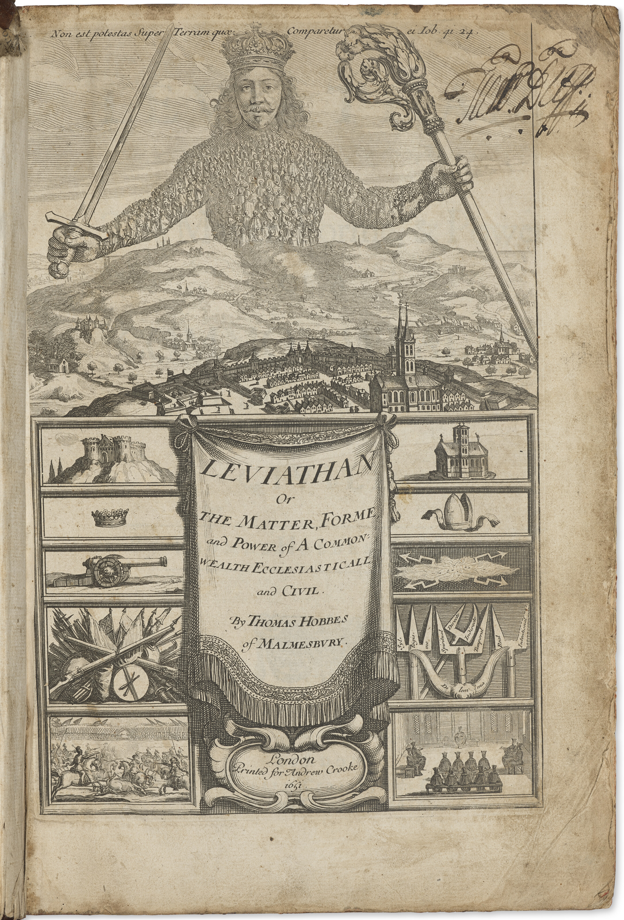 Leviathan, Thomas Hobbes, 1651 | Christie's
