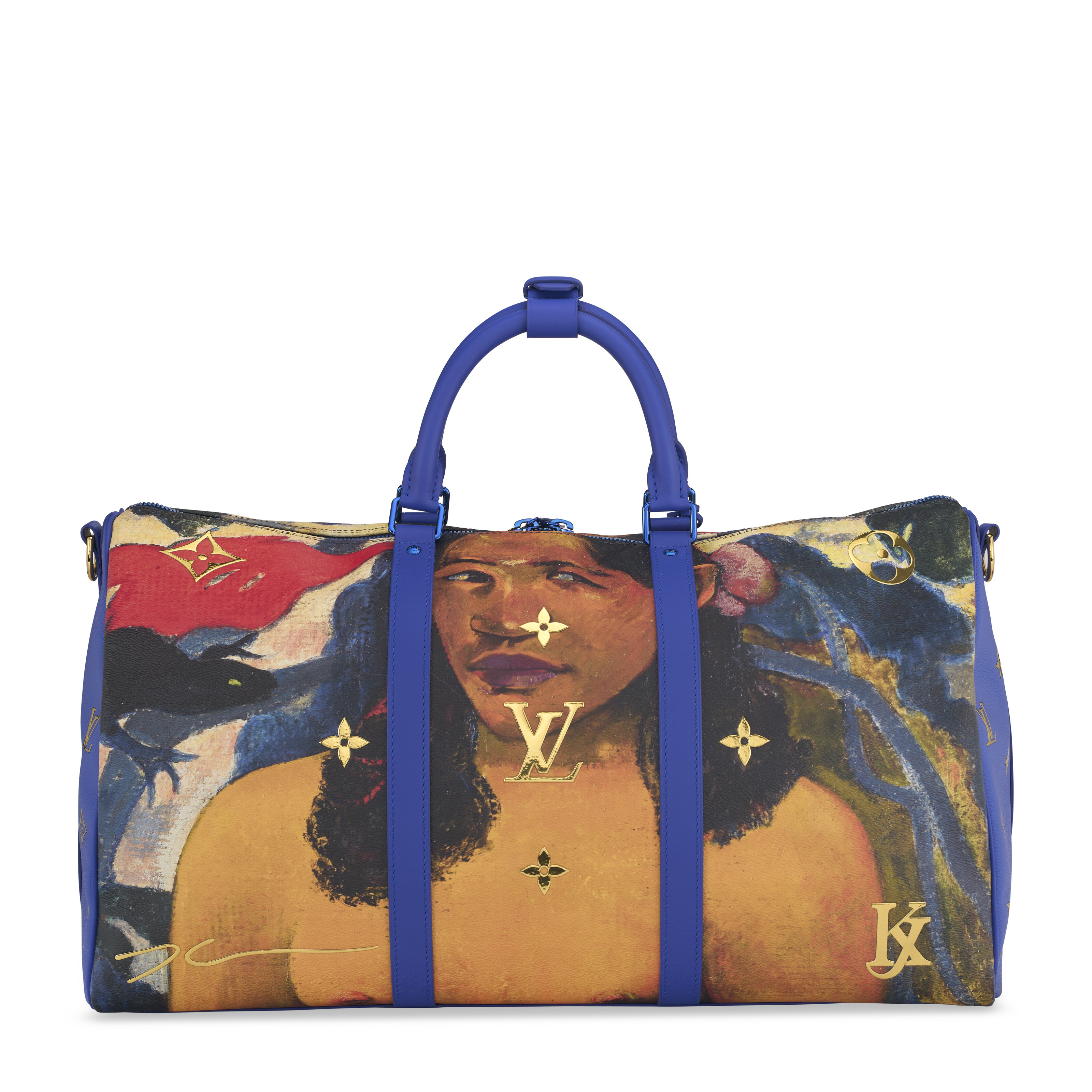 A LIMITED EDITION GAUGUIN MASTERS COLLECTION CANVAS & LEATHER