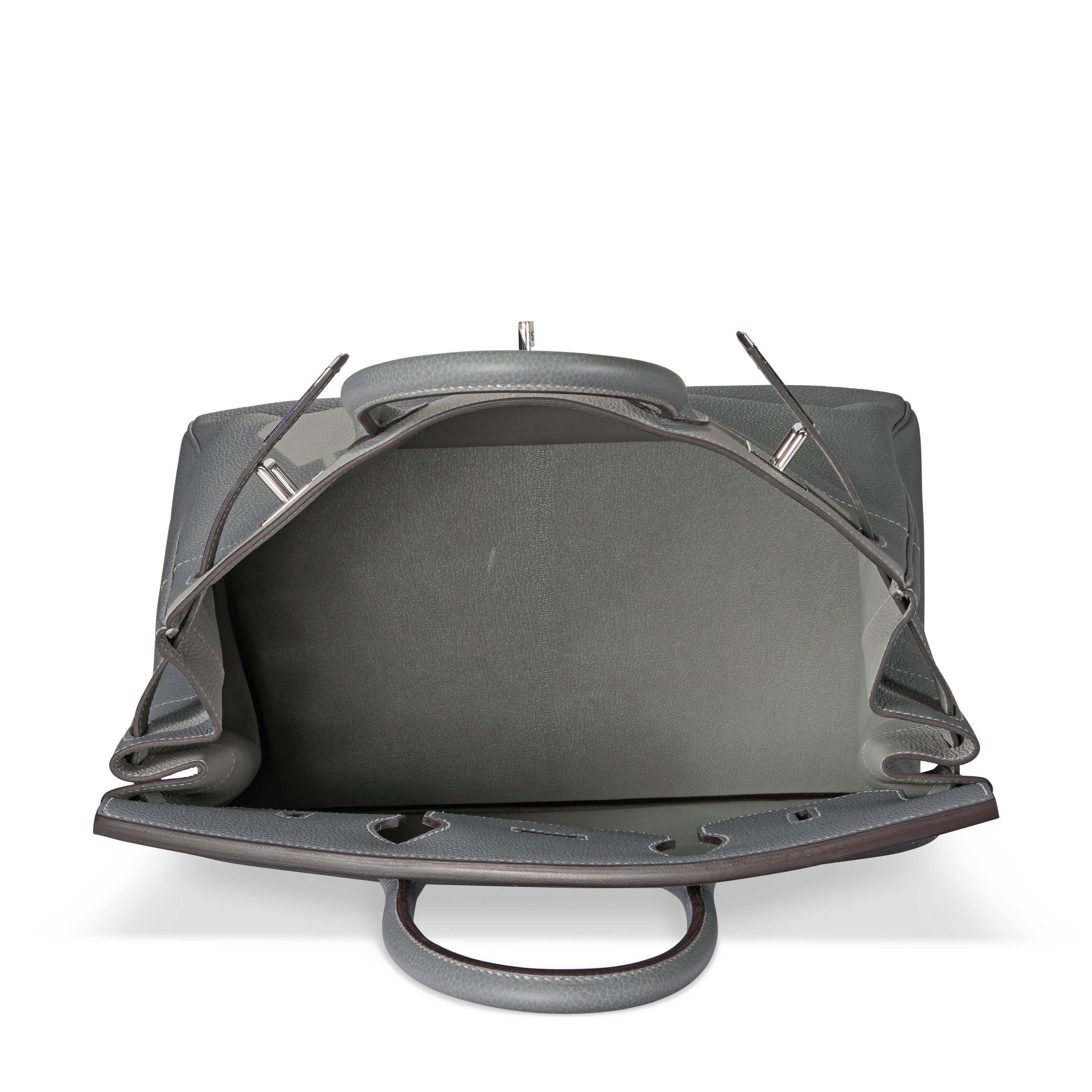 A LIMITED EDITION GRIS MISTY TOGO LEATHER COUP DE SOLEIL HAC