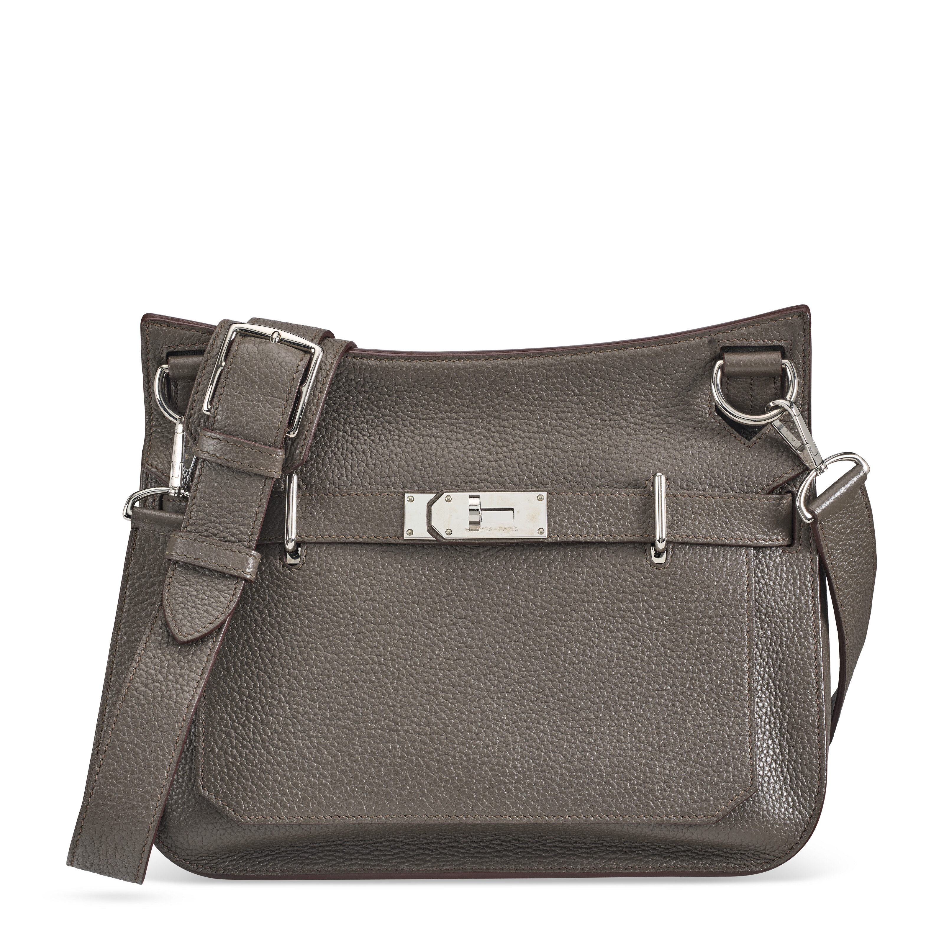 A LIMITED EDITION GRIS MISTY TOGO LEATHER COUP DE SOLEIL HAC