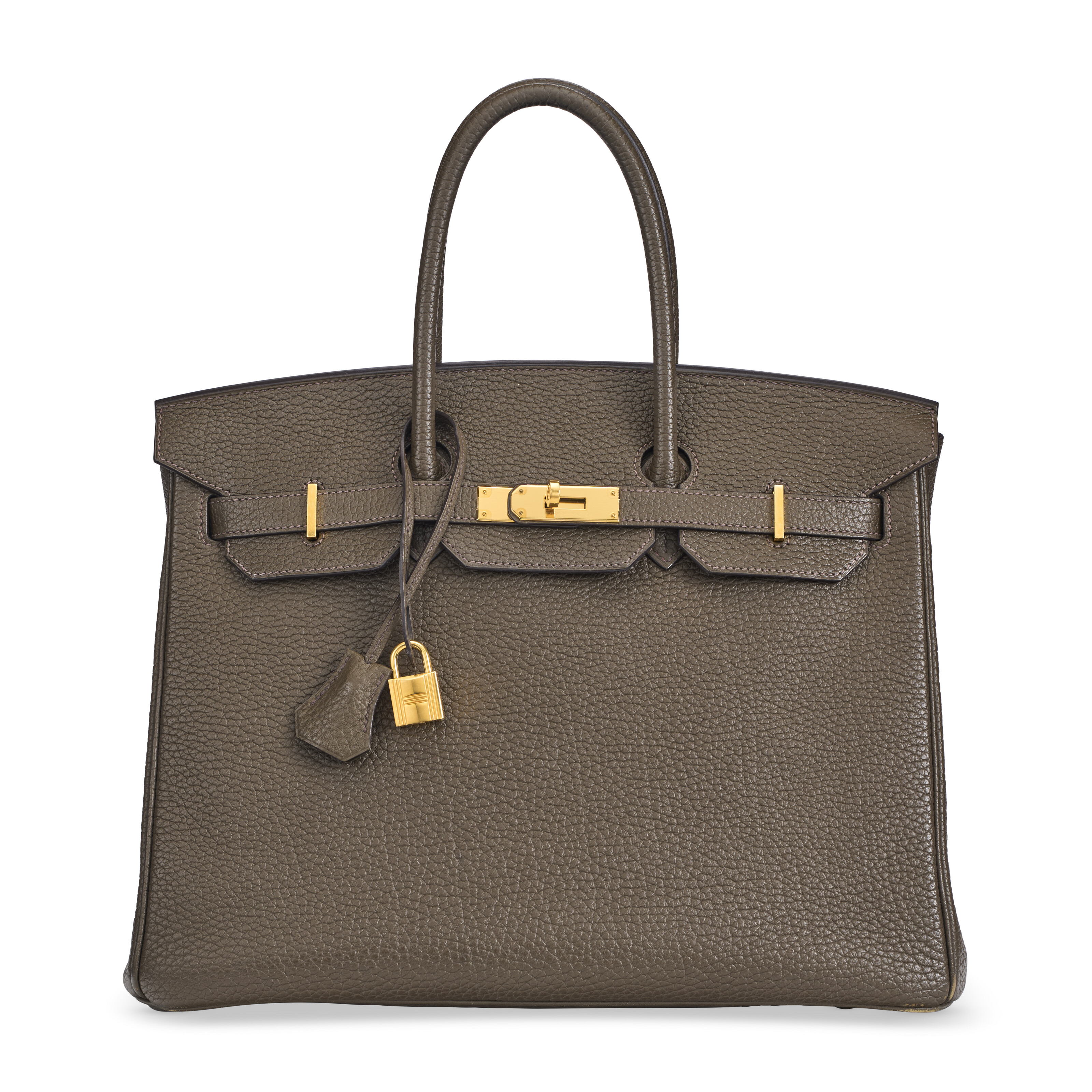 A LIMITED EDITION GRIS MISTY TOGO LEATHER COUP DE SOLEIL HAC