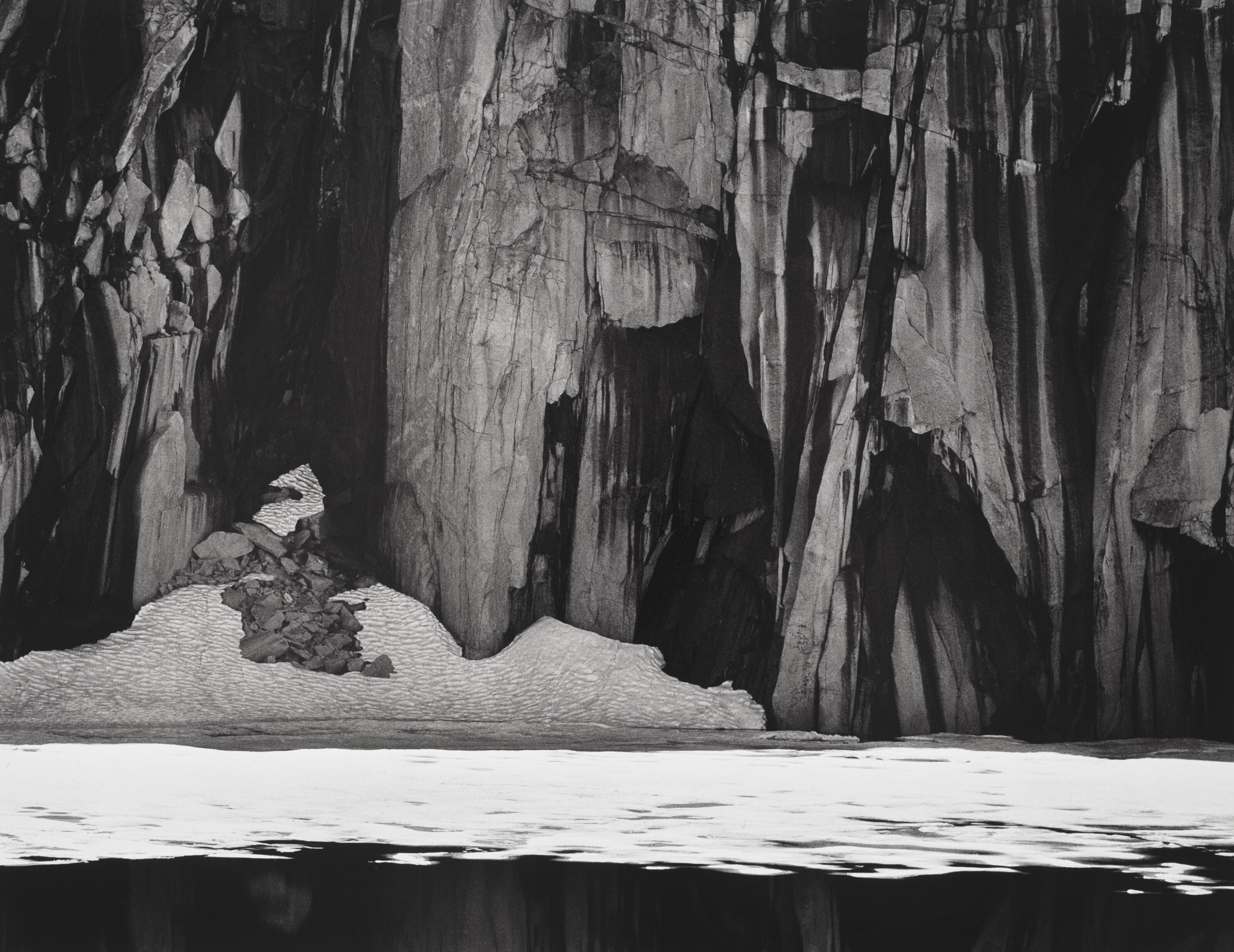 ANSEL ADAMS (1902–1984), Frozen Lake and Cliffs, Kaweah Gap