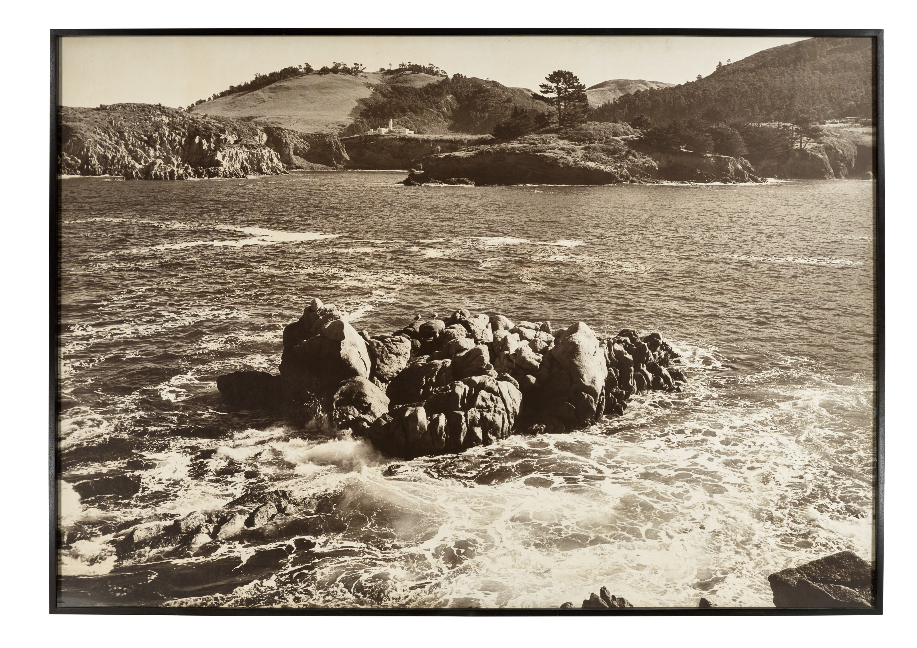 ANSEL ADAMS (1902–1984), Whaler's Cove, Carmel Mission, California