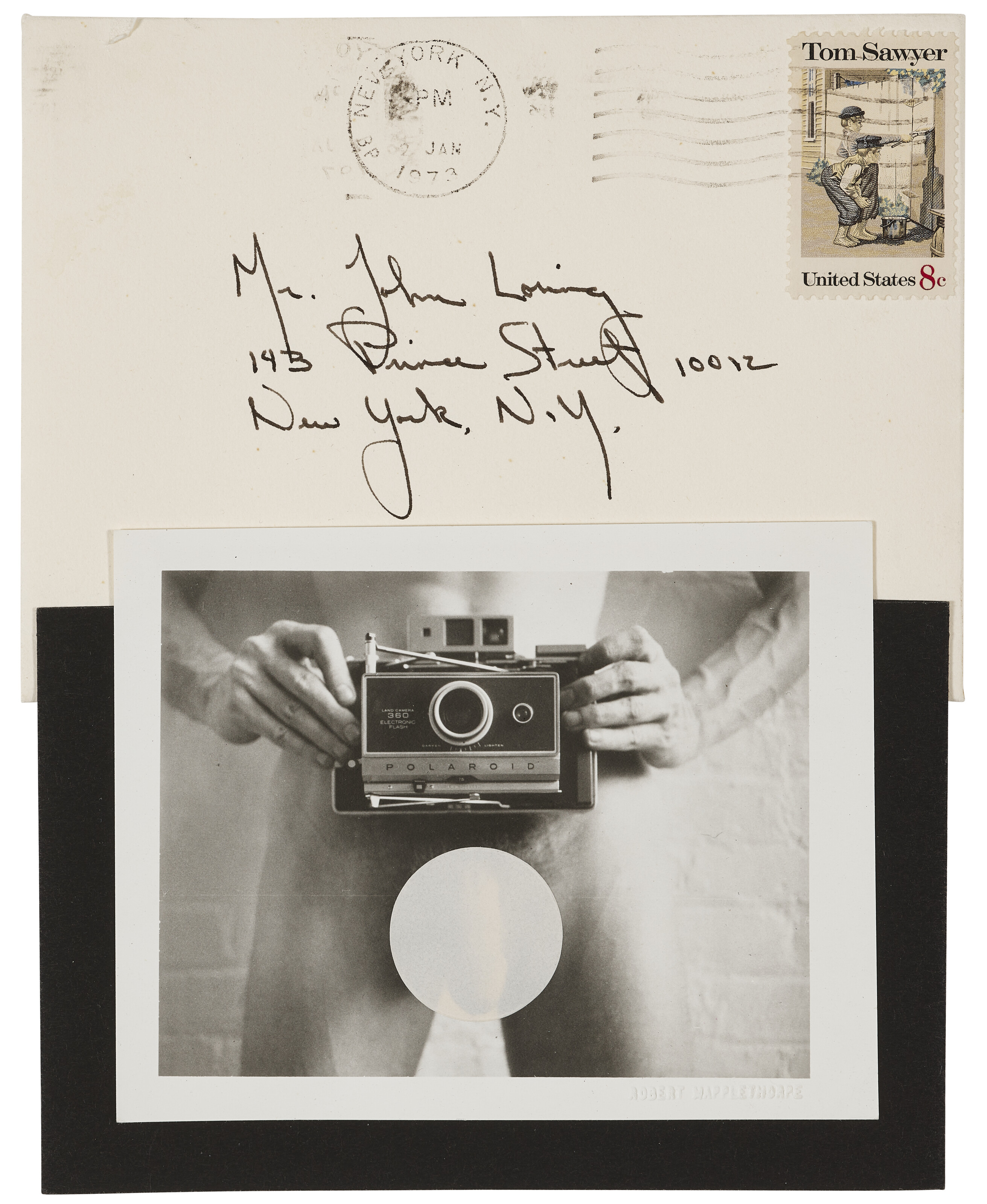 ROBERT MAPPLETHORPE (1946–1989), Invitation to Light Gallery