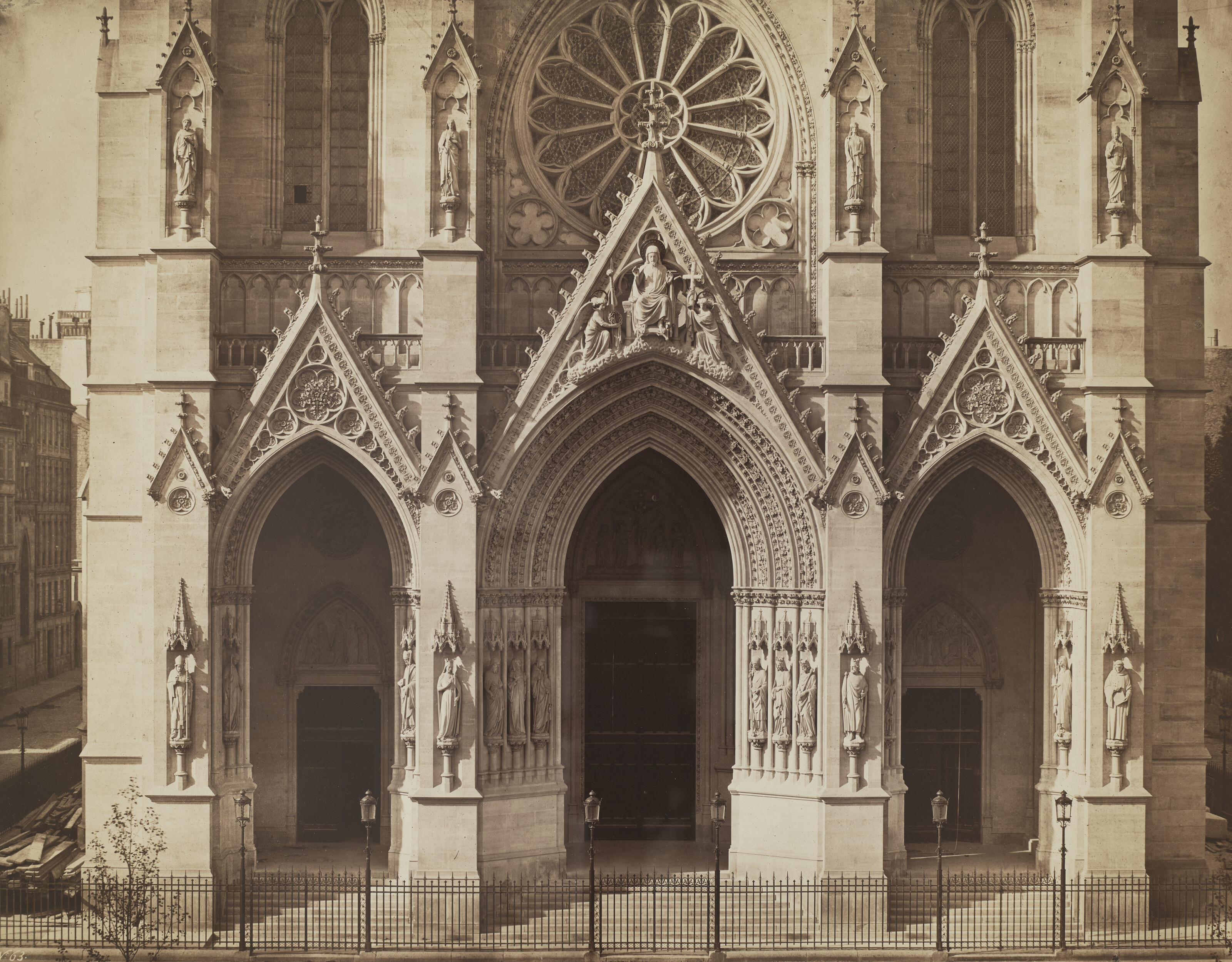 ÉDOUARD-DENIS BALDUS (1813-1889), Église Sainte-Clotilde, Paris, c