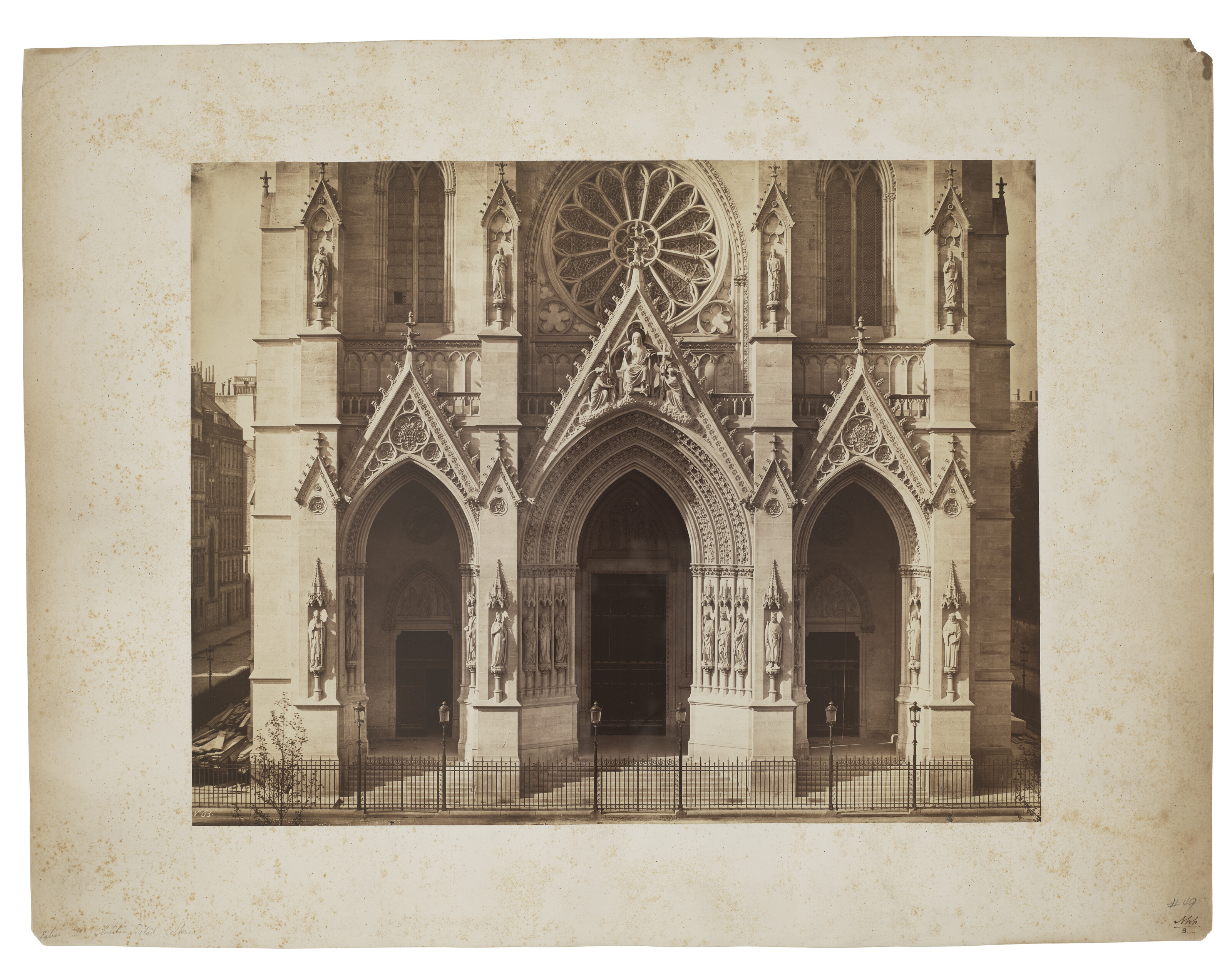 ÉDOUARD-DENIS BALDUS (1813-1889), Église Sainte-Clotilde, Paris, c