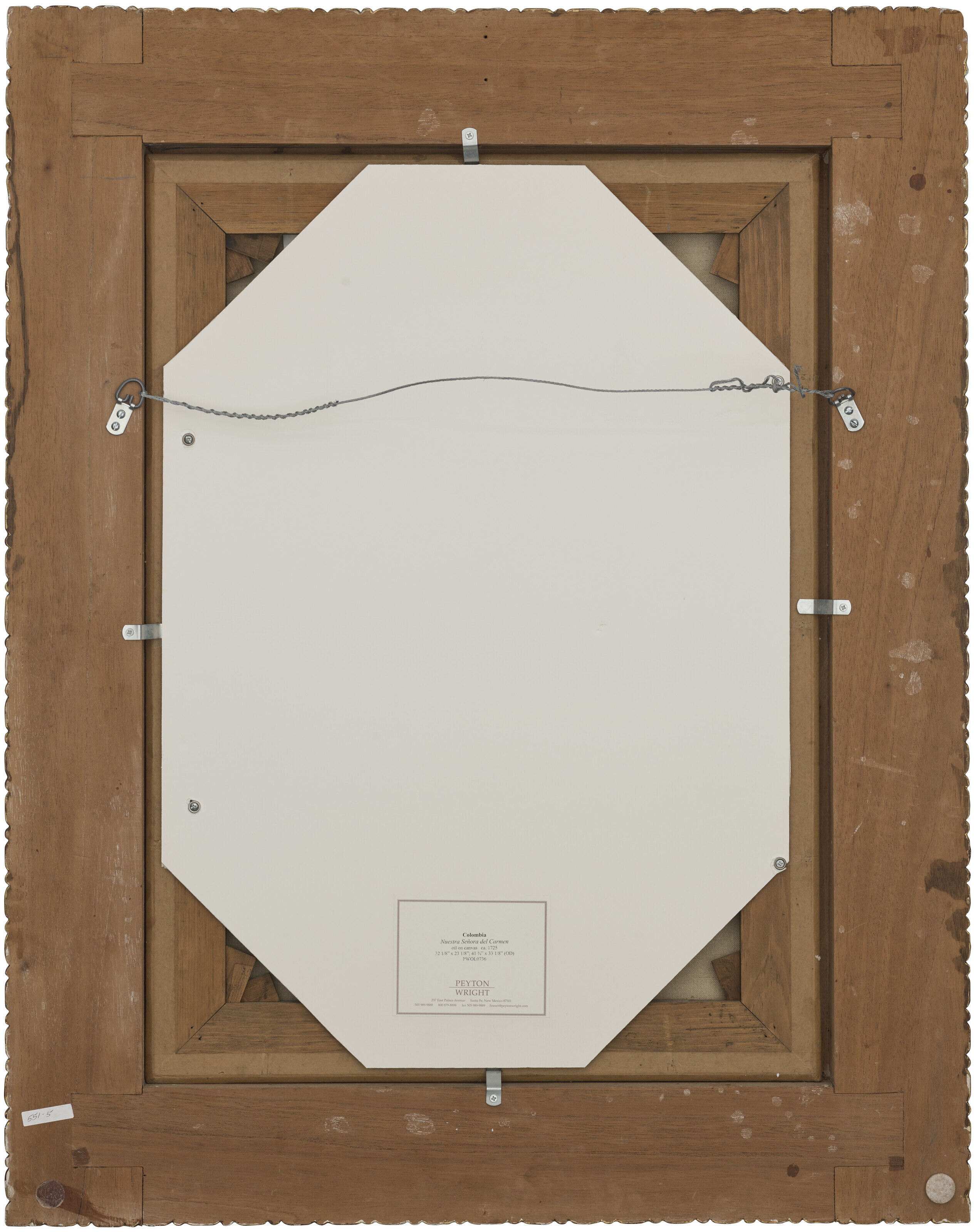 ANONYMOUS (MEXICAN SCHOOL, EARLY 18TH CENTURY) image 3