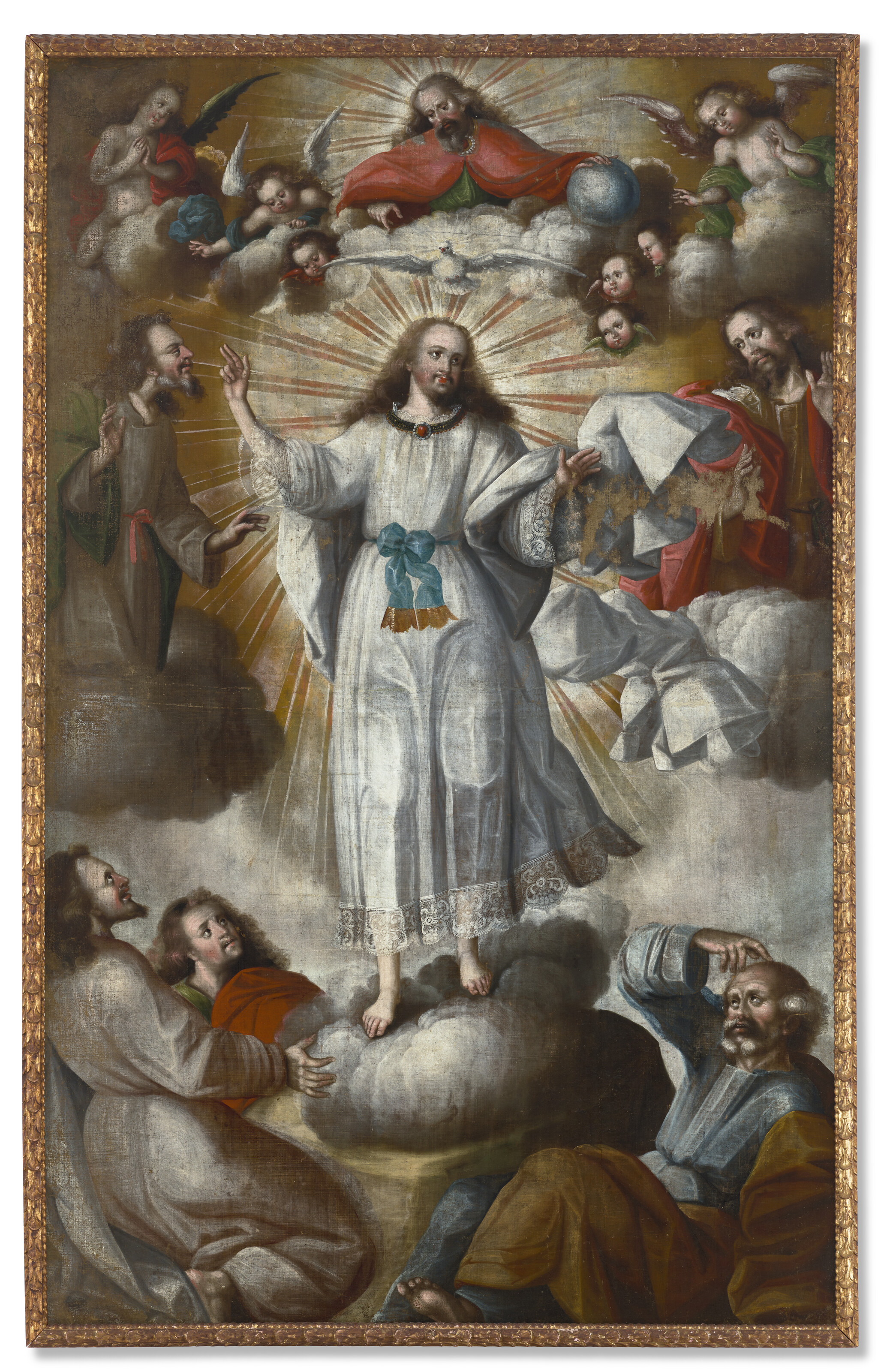 ATTRIBUTED TO LEONARDO FLORES (PERUVIAN, 1650-1710), La ascensión
