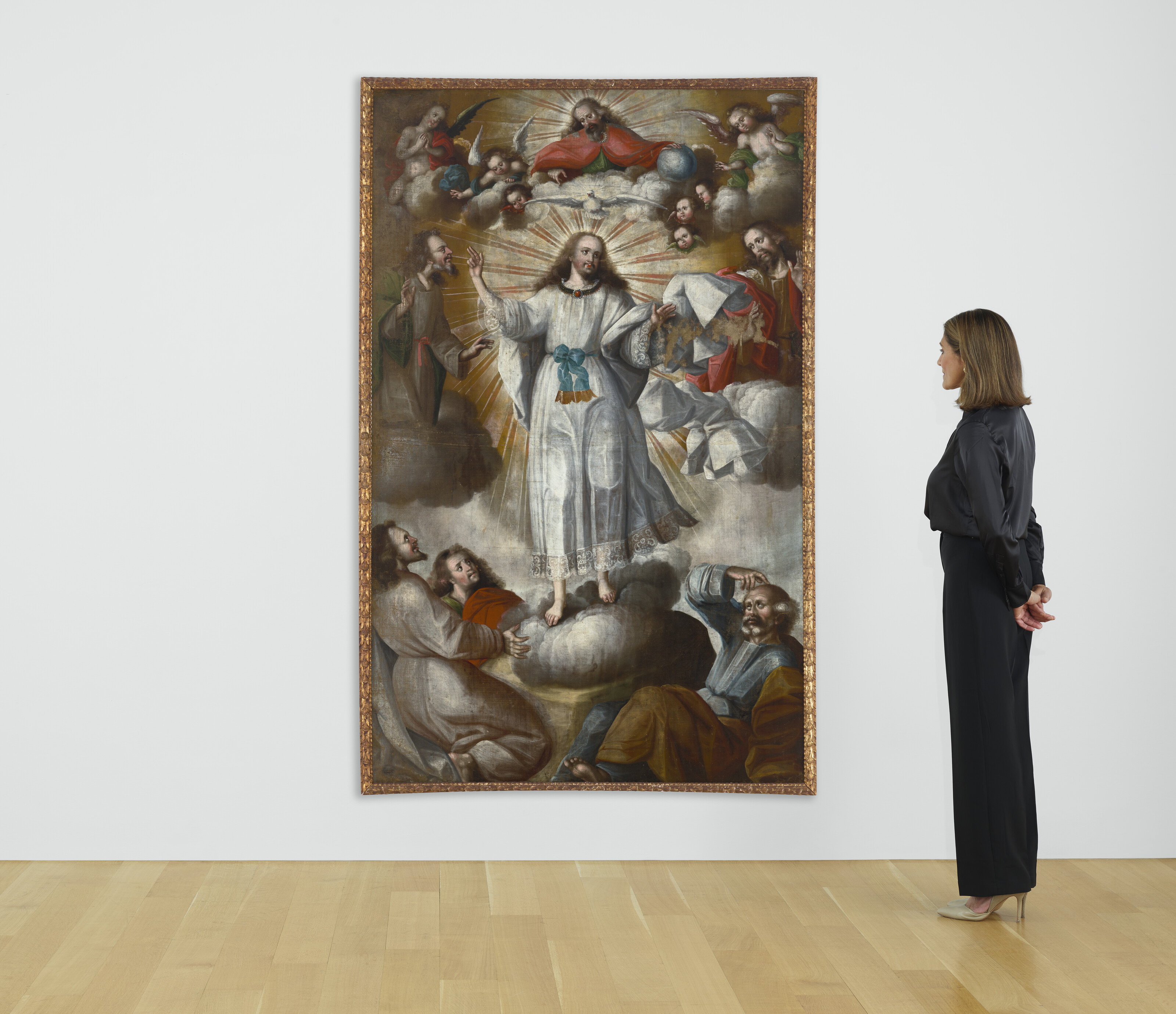 ATTRIBUTED TO LEONARDO FLORES (PERUVIAN, 1650-1710), La ascensión